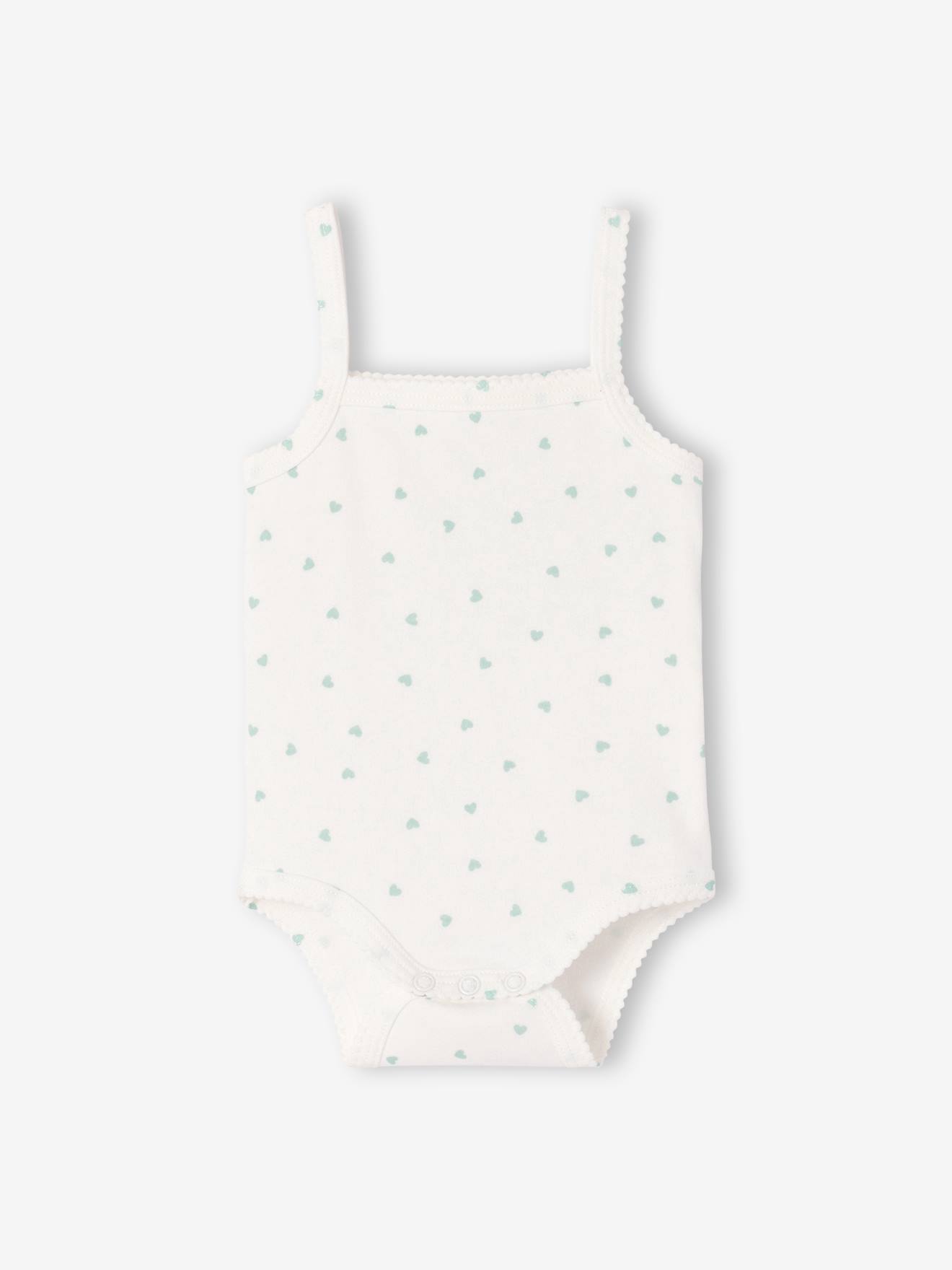 Thumbnail - Mädchen Baby Trägerbodys 3er-Pack Bio-Baumwolle