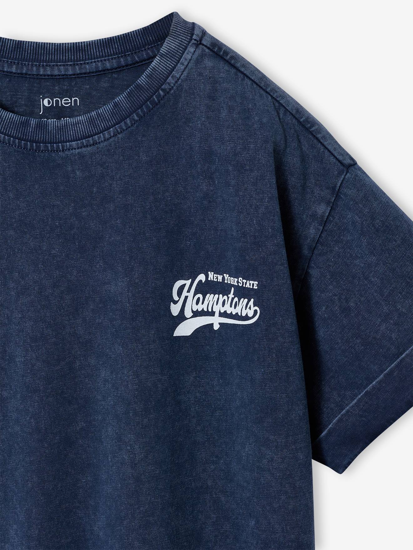 Thumbnail - Shirtkleid Used-Look mit kurzen Ärmel Mädchen Hamptons JONEN