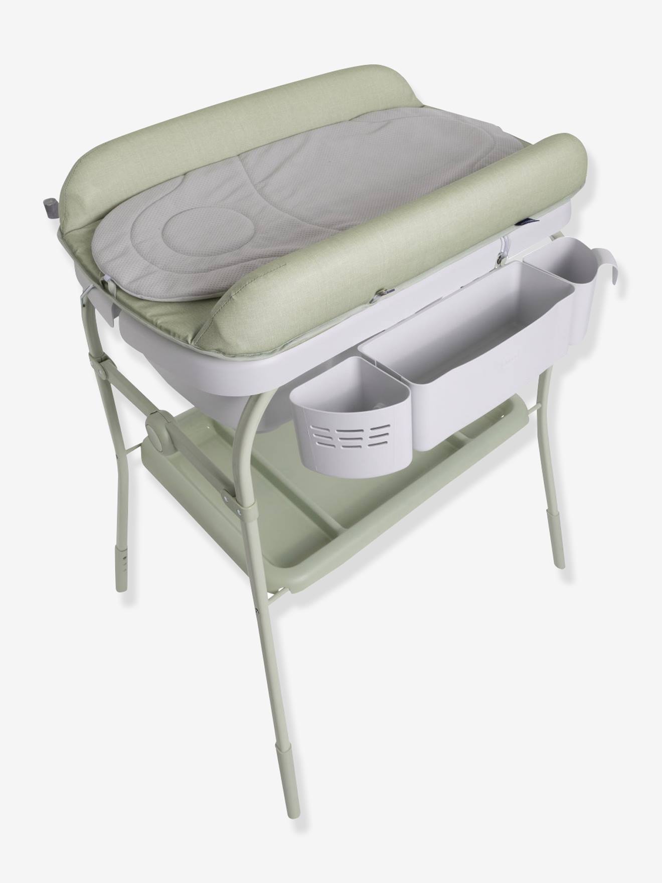 Thumbnail - 2-in-1-Wickeltisch & Badewanne Cuddle & Bubble Comfort CHICCO salbei