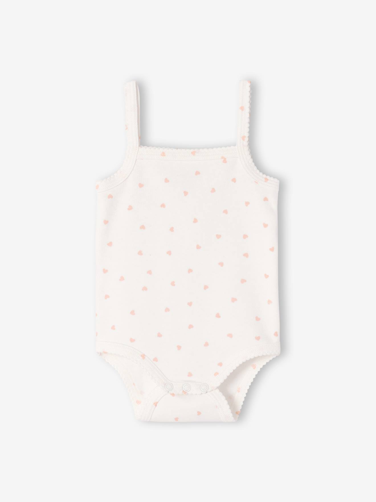 Thumbnail - Mädchen Baby Trägerbodys 3er-Pack Bio-Baumwolle