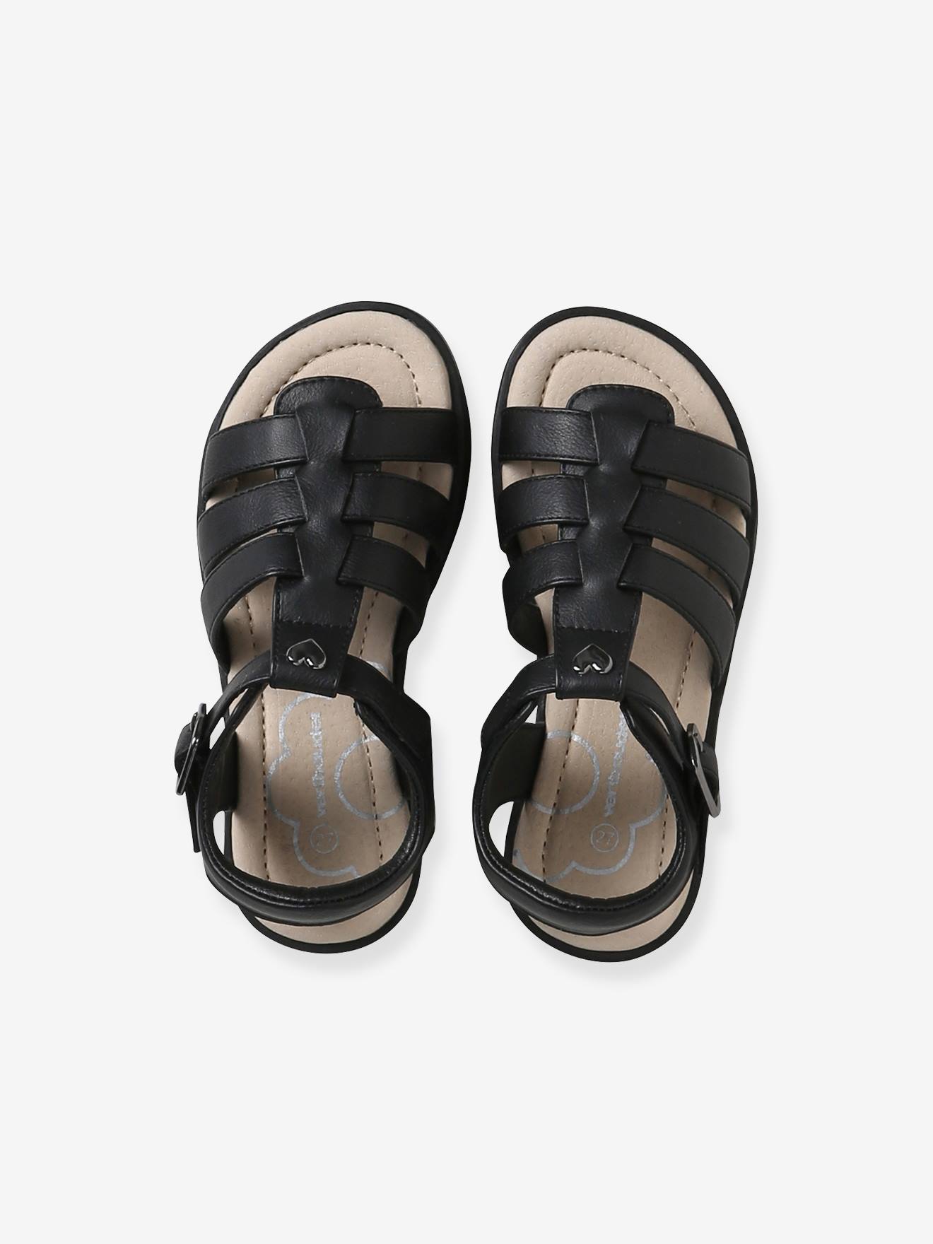 Thumbnail - Kinder Riemchen-Sandalen mit dicker Sohle und Anziehtrick