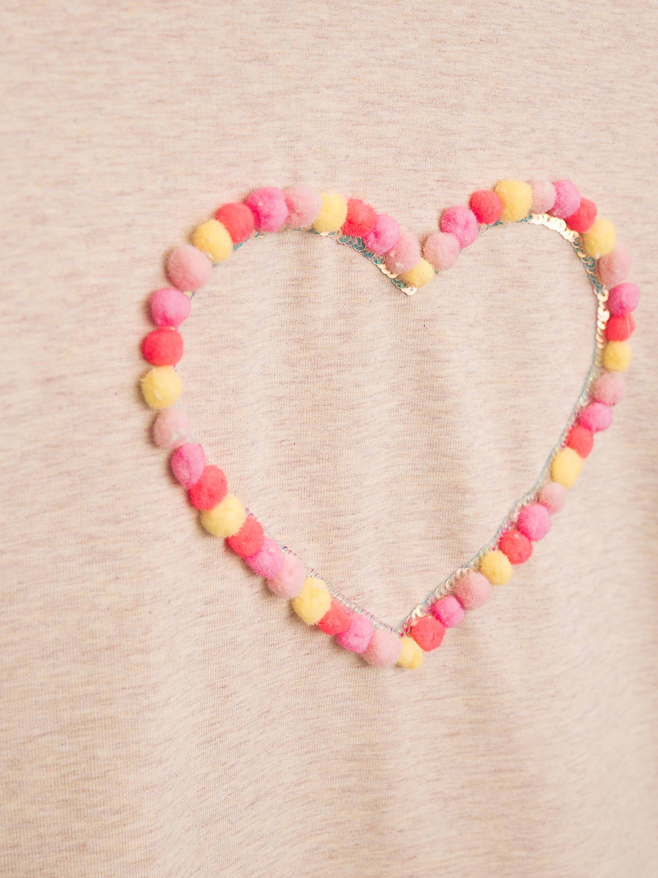 Thumbnail - Mädchen Kleid mit Mini-Pompons im Tüllsaum DLEXY DANAMADE