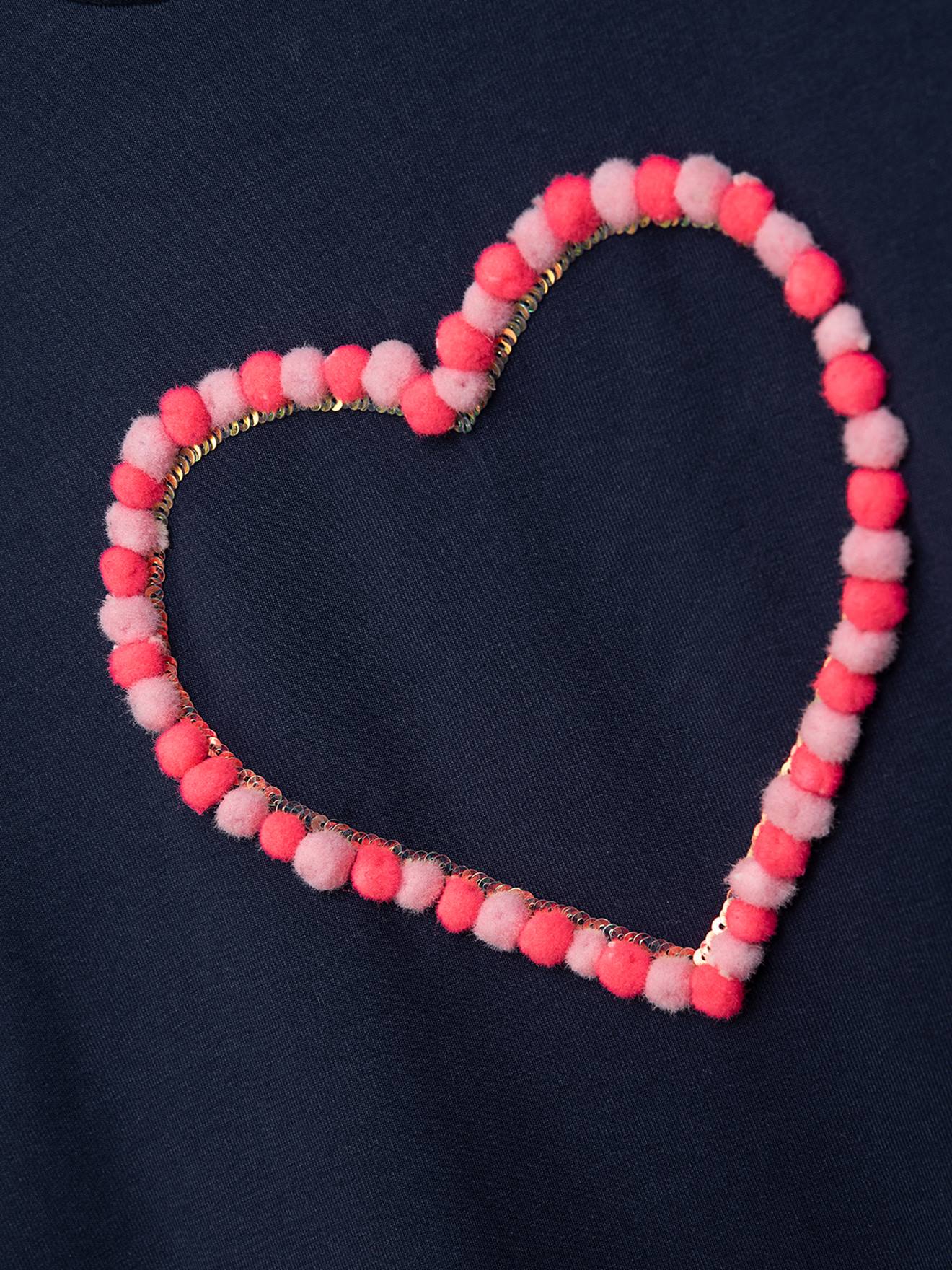 Thumbnail - Mädchen Kleid mit Mini-Pompons im Tüllsaum DLEXY DANAMADE