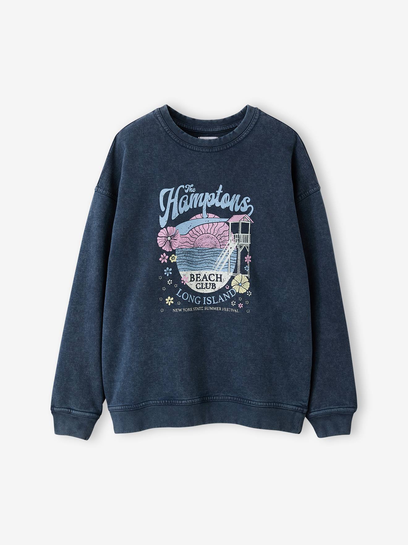 Thumbnail - Sweatshirt in Used-Look Hamptons Mädchen JONEN