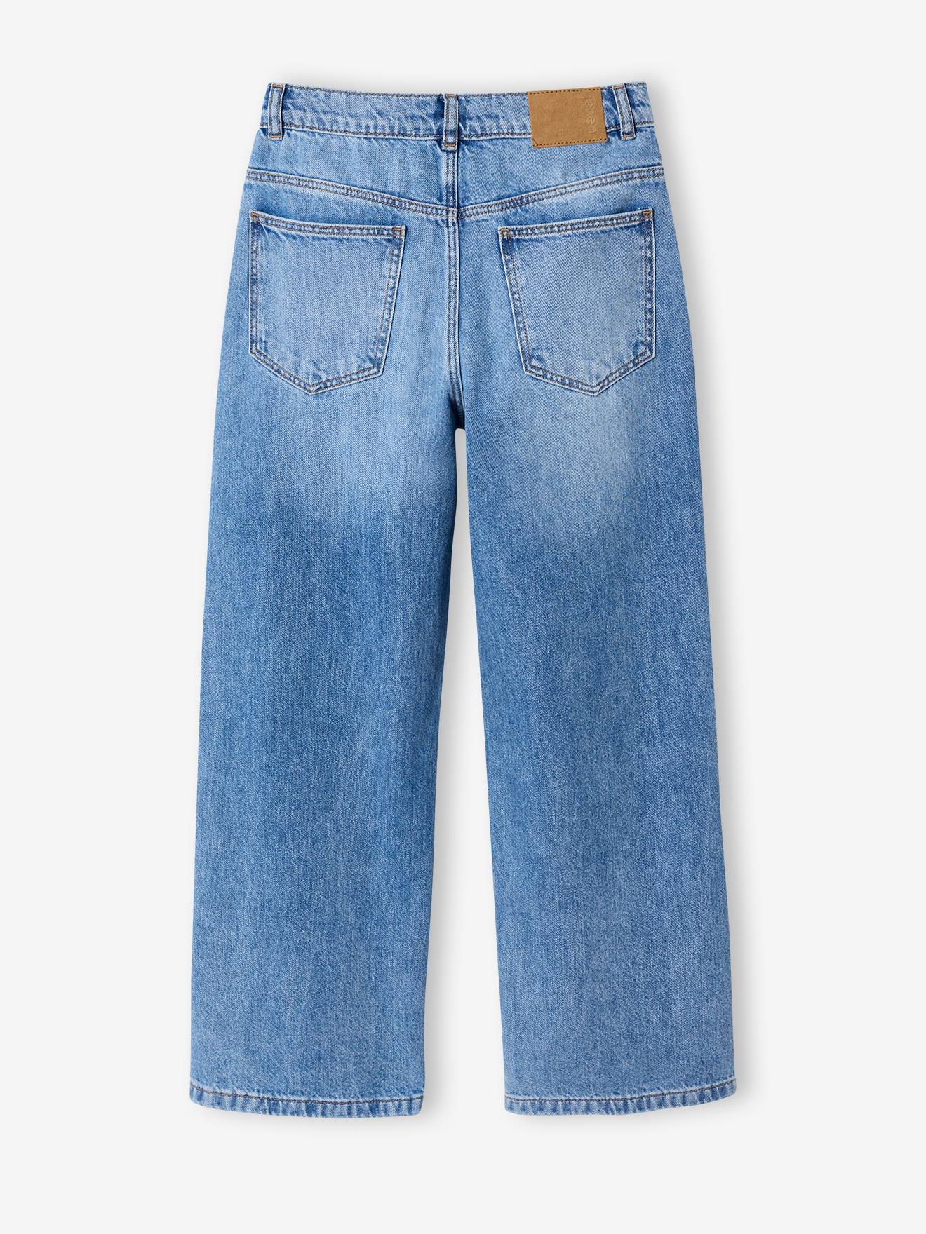 Thumbnail - Weite Jeans mit Sternen-Nieten JONEN helles