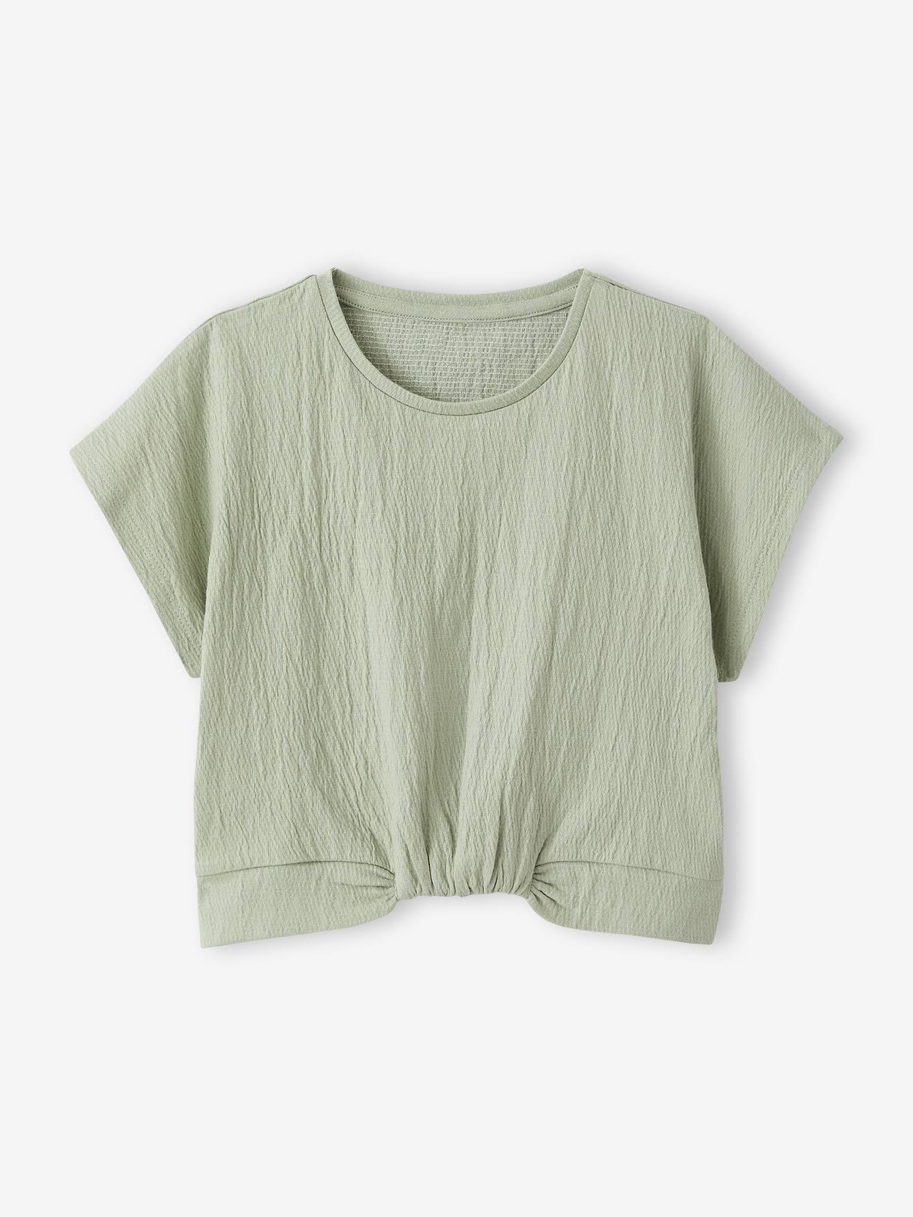 Bluse mit überschnittenen Ärmeln