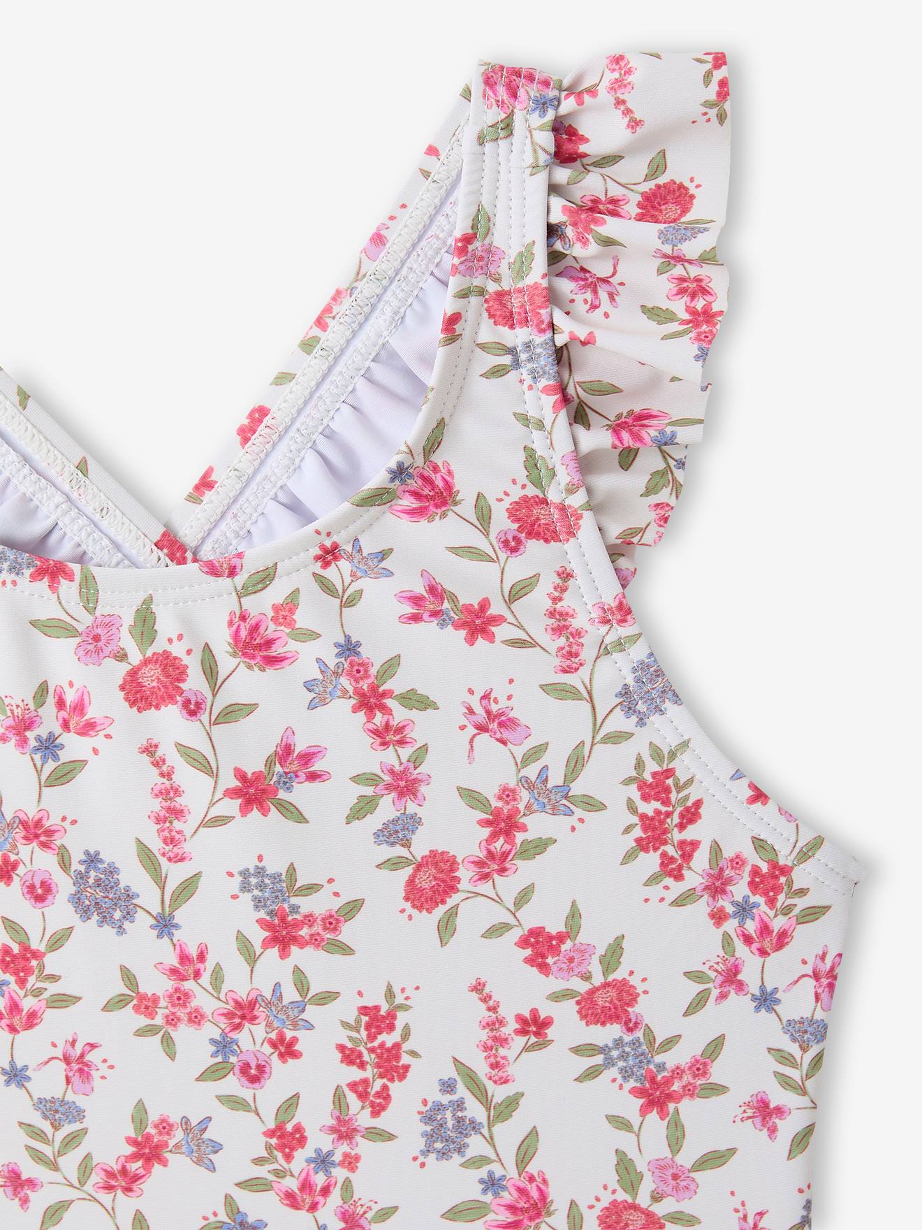 Thumbnail - Badeanzug Mädchen mit Rüschen