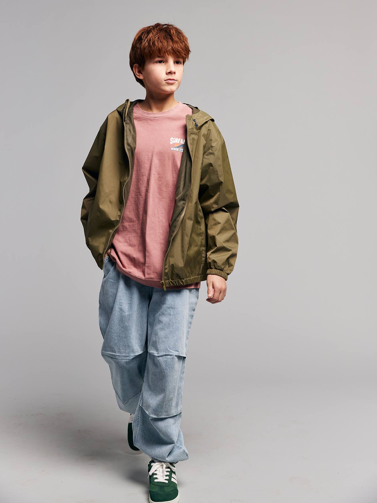 Thumbnail - Leichte Windjacke mit Meshfutter für Jungen JONEN