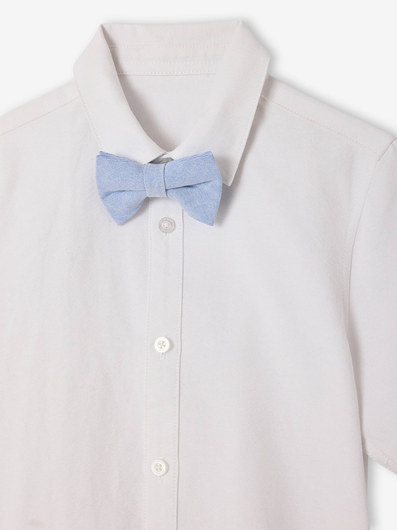 Thumbnail - Kurzarm-Hemd mit abnehmbarem Fliege