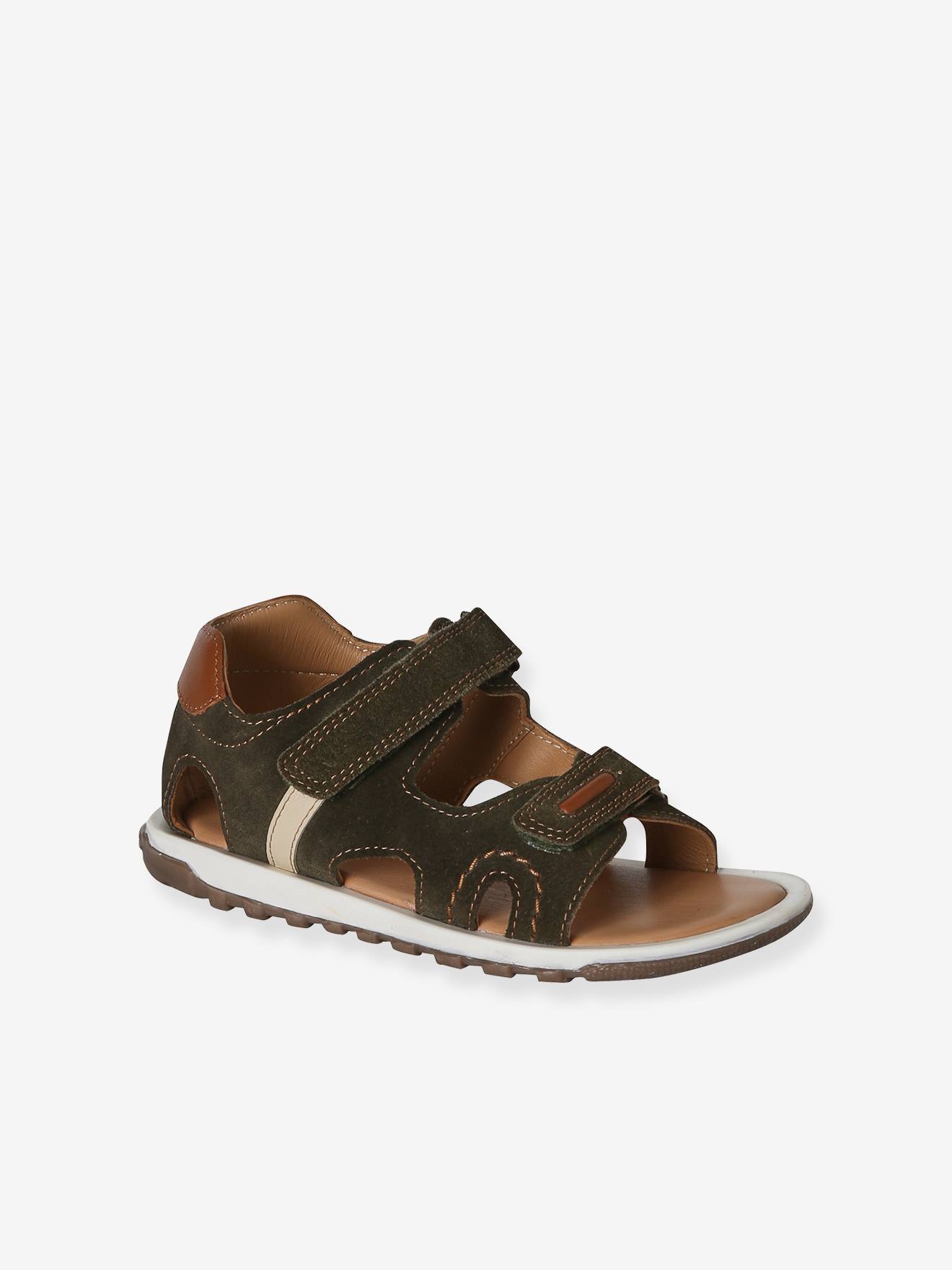 Jungen Sandalen aus Leder mit Klettverschluss