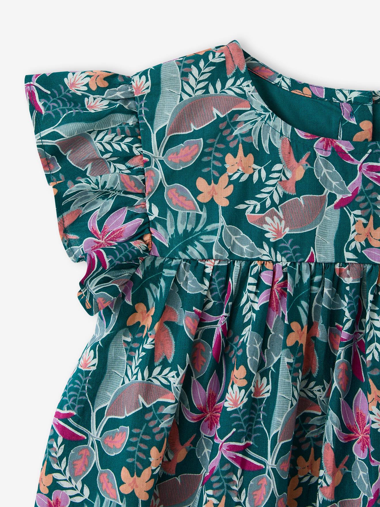 Thumbnail - Kurzärmeliges Mädchen Sommerkleid