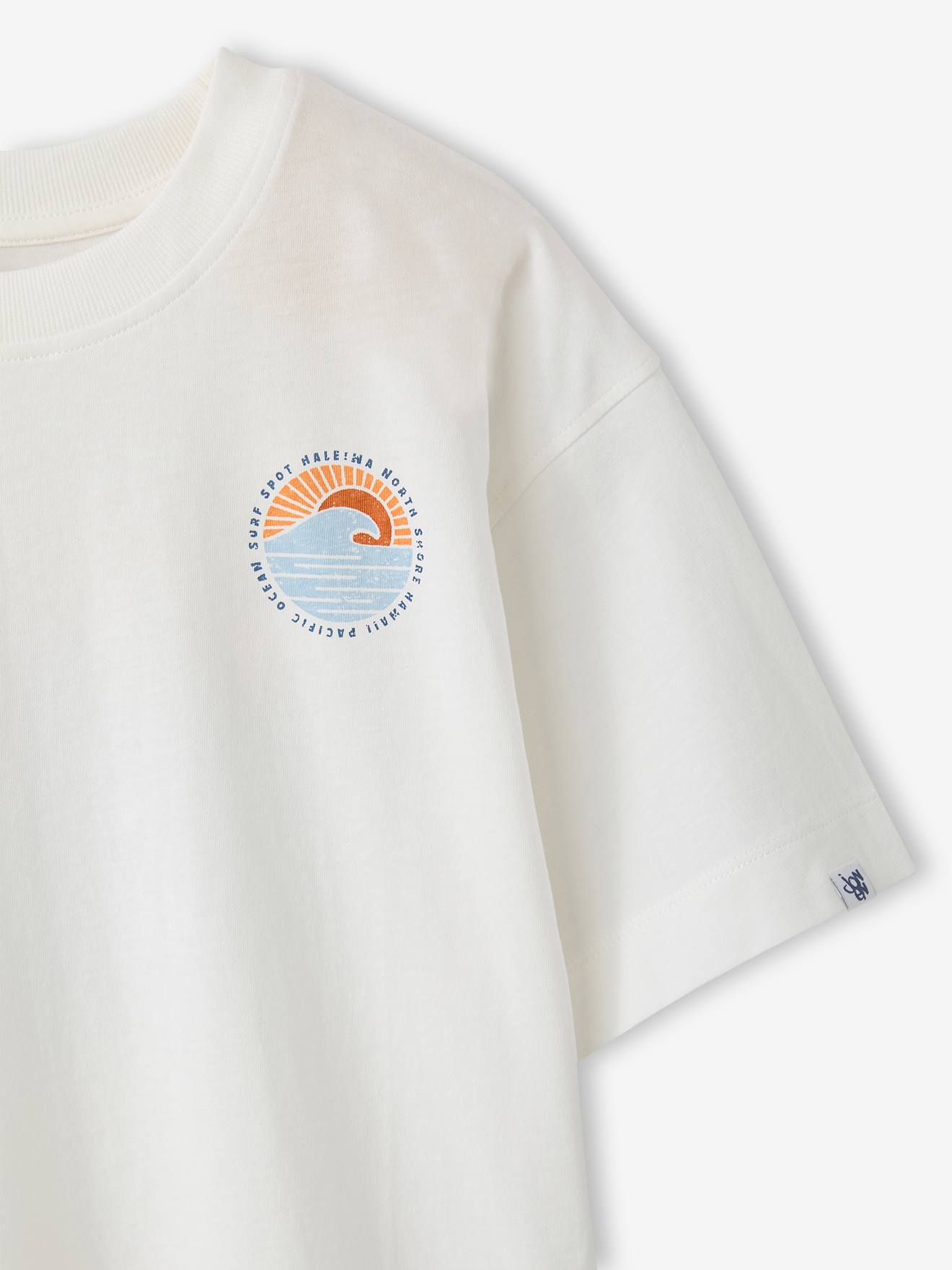 Thumbnail - Jungen Oversized-Shirt JONEN mit Prints und Recycling-Baumwolle