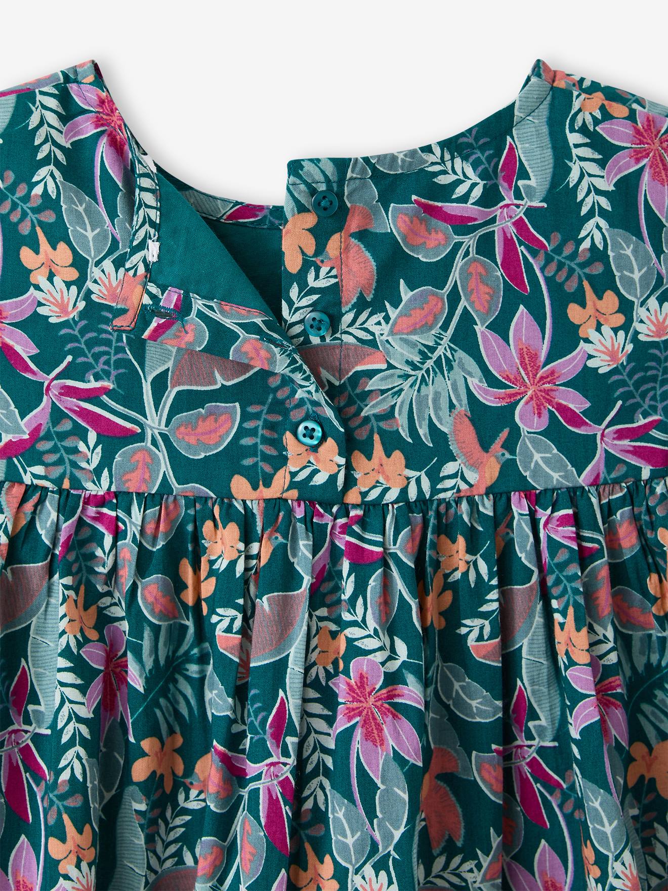 Thumbnail - Kurzärmeliges Mädchen Sommerkleid