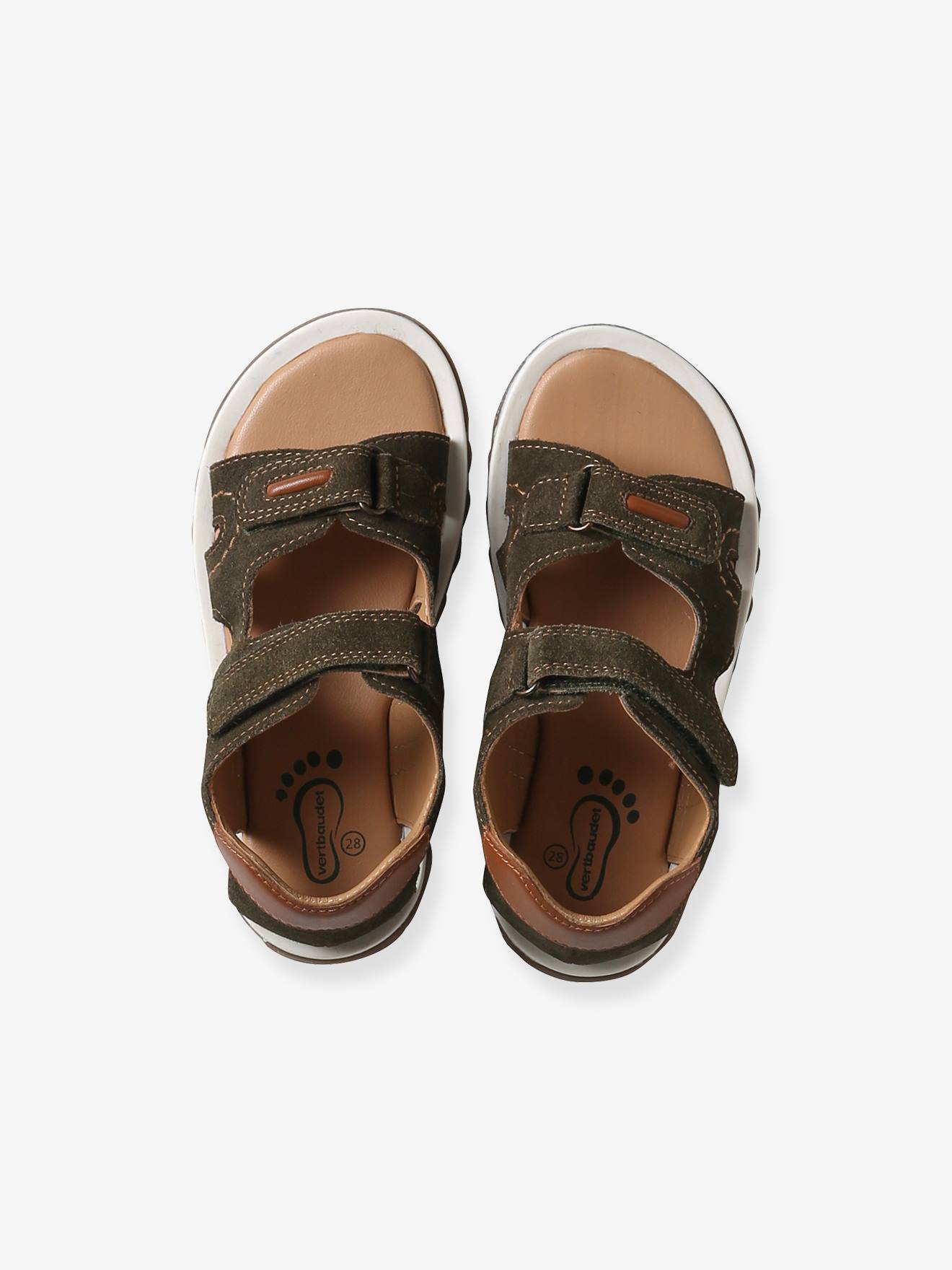 Thumbnail - Jungen Sandalen aus Leder mit Klettverschluss