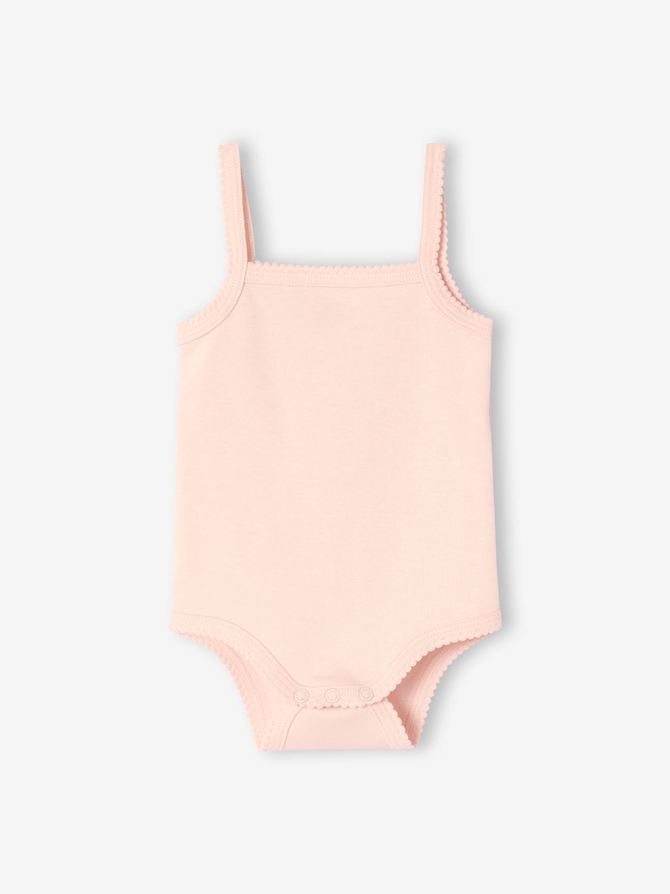 Thumbnail - 2er-Pack Baby Trägerbodys mit Picotkante Bio-Baumwolle