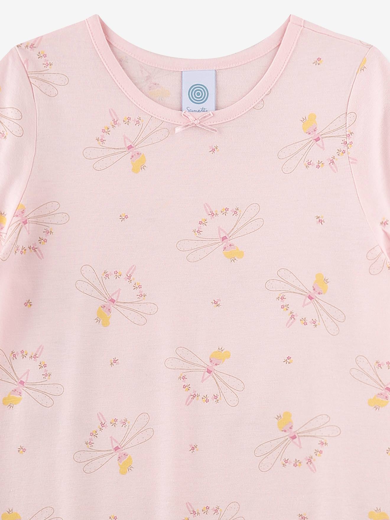 Thumbnail - Nachthemd lang Mädchen Sanetta mit Modal pudrig