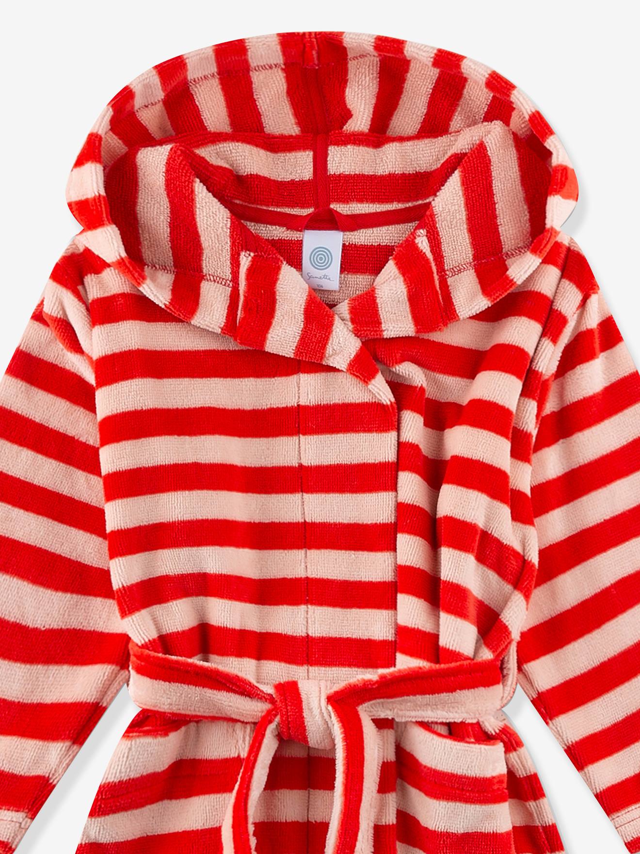 Thumbnail - Bademantel mit Streifen Mädchen Sanetta