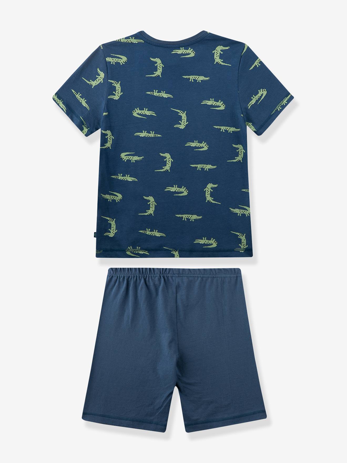 Thumbnail - Sommer-Schlafanzug Krokodile Jungen Sanetta Bio-Baumwolle