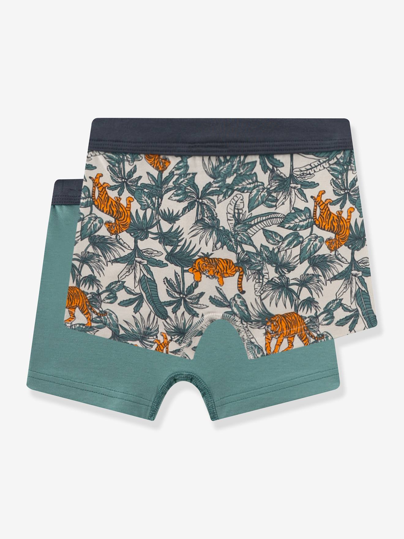 Thumbnail - 2er-Pack Shortys Tiger Jungen Sanetta Bio-Baumwolle