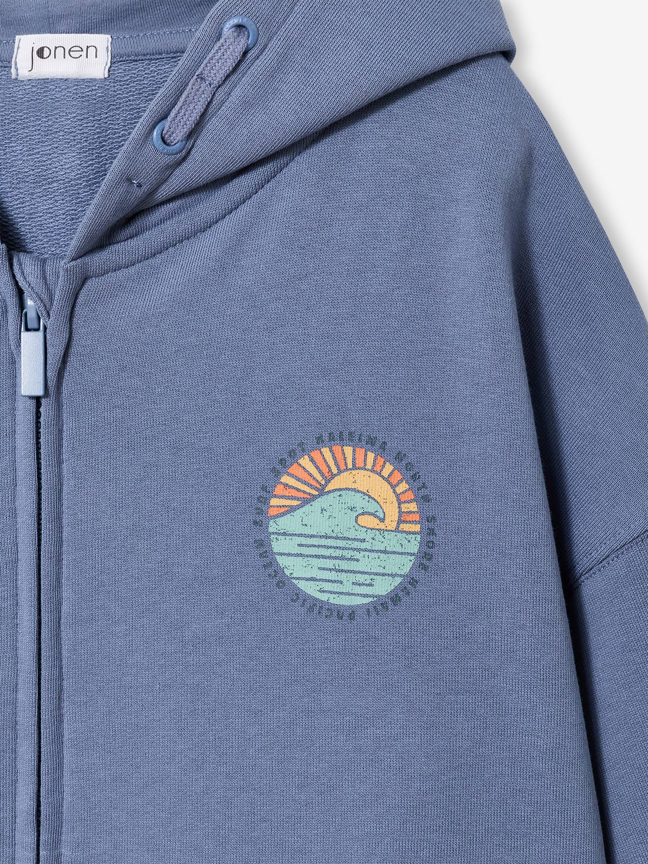 Thumbnail - Oversize Kapuzensweatjacke Kinder JONEN