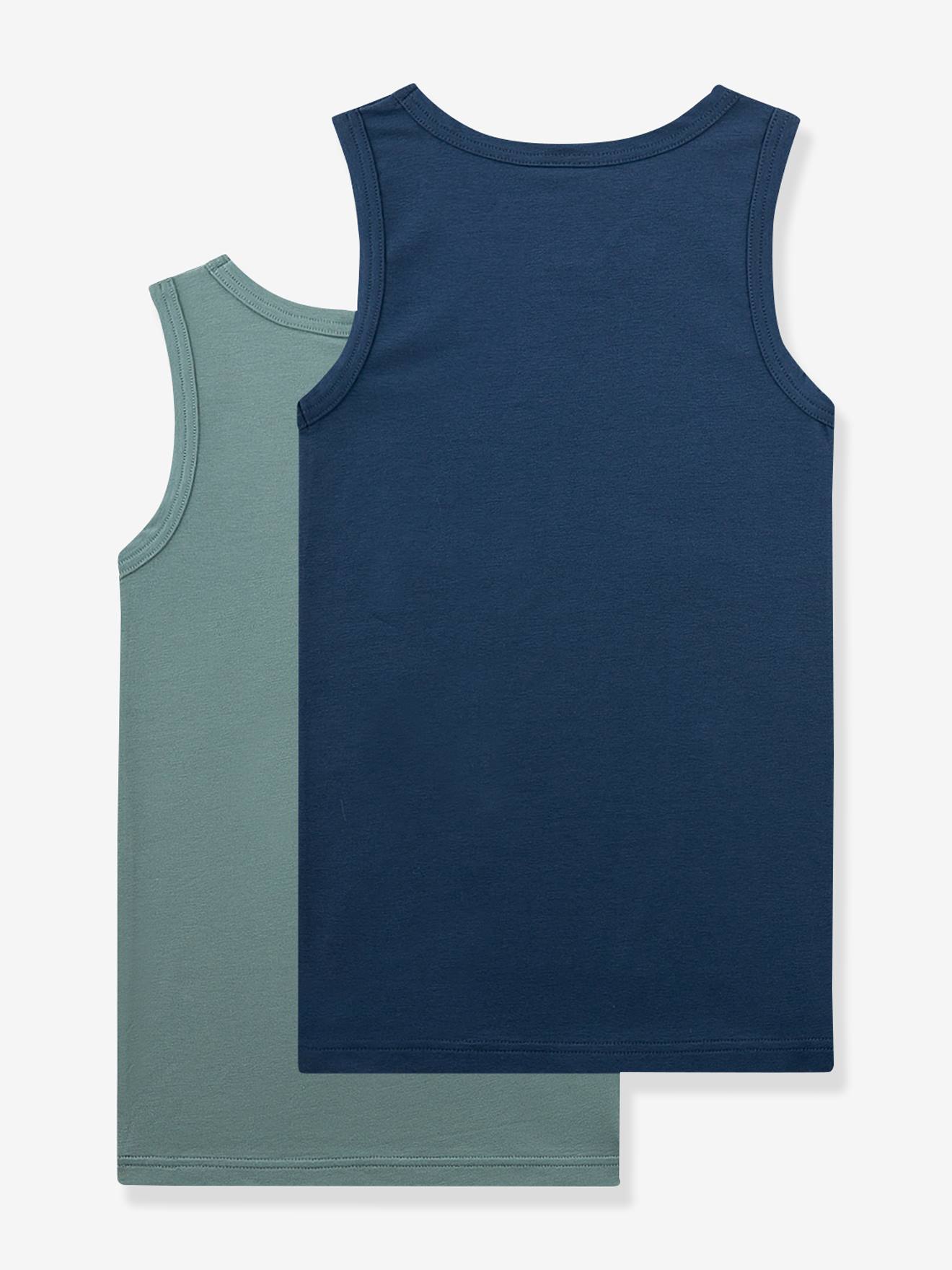 Thumbnail - 2er-Pack Unterhemden uni Jungen Sanetta