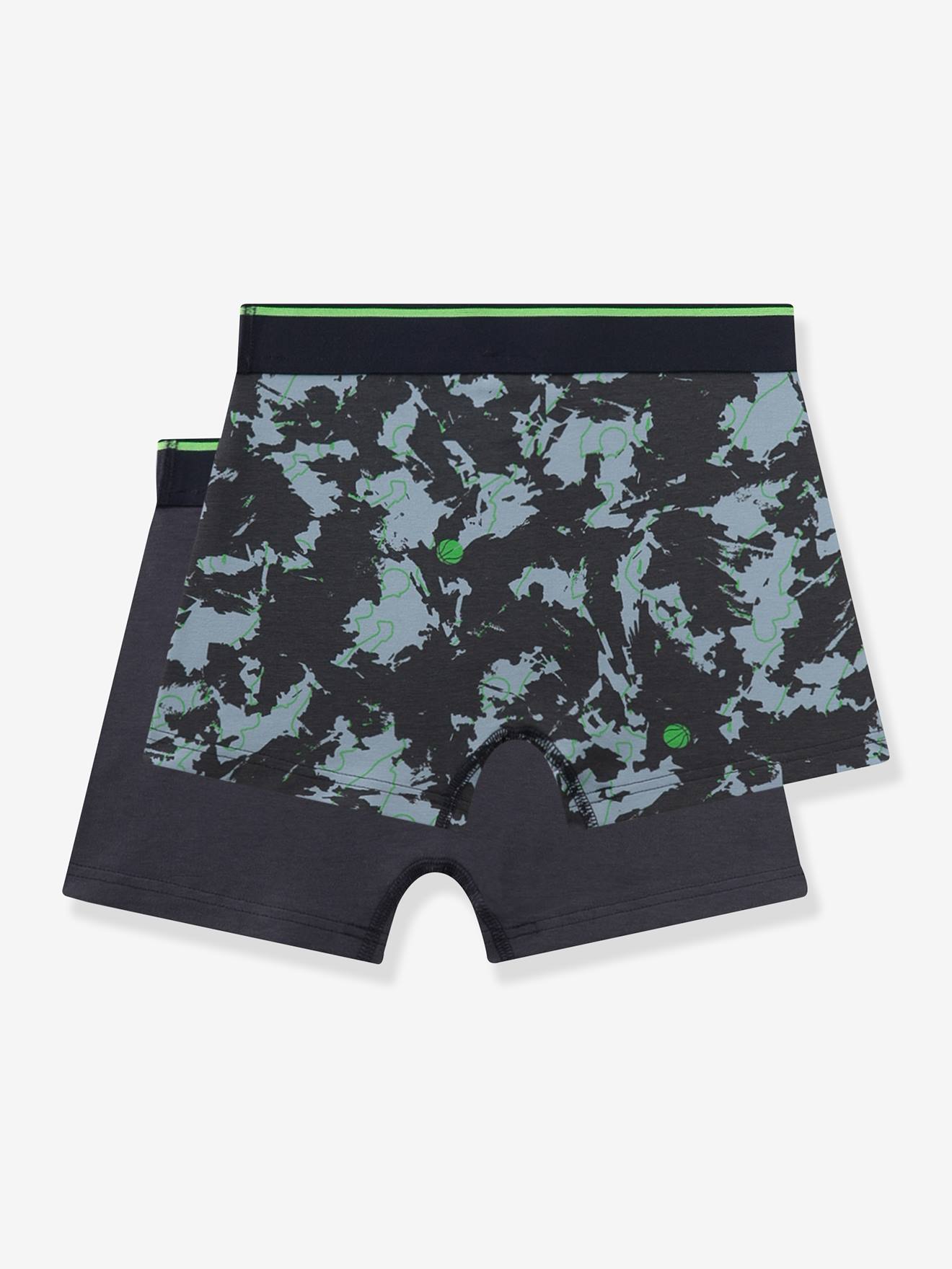 Thumbnail - 2er-Pack Shortys Tarnmuster Jungen Sanetta