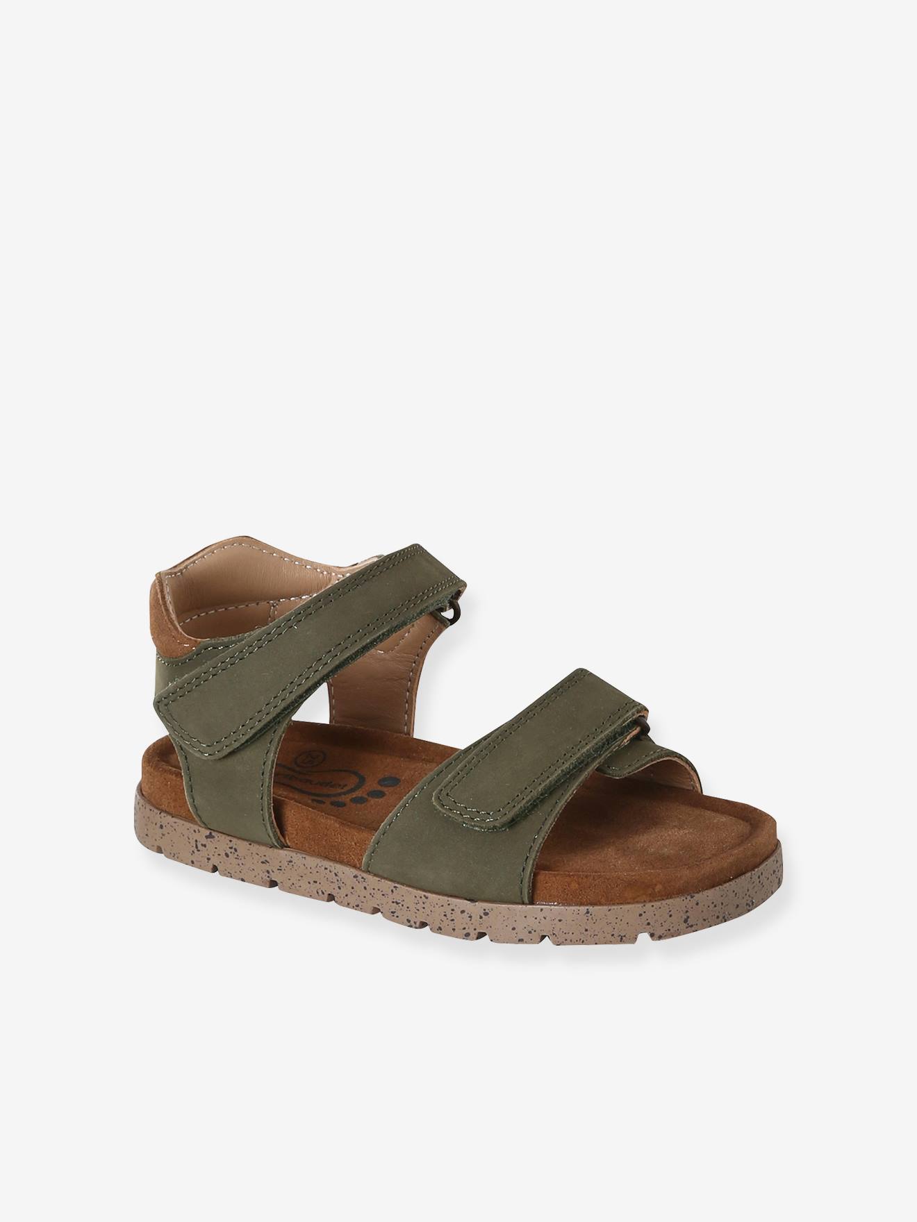 Kinder Leder-Sandalen mit Klettriemchen