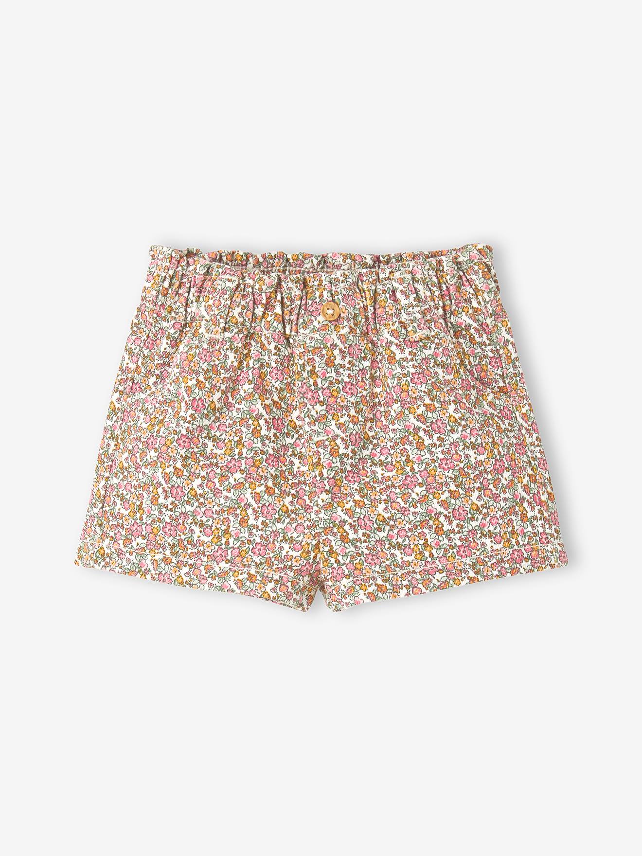 Baby Shorts mit Blumenmuster