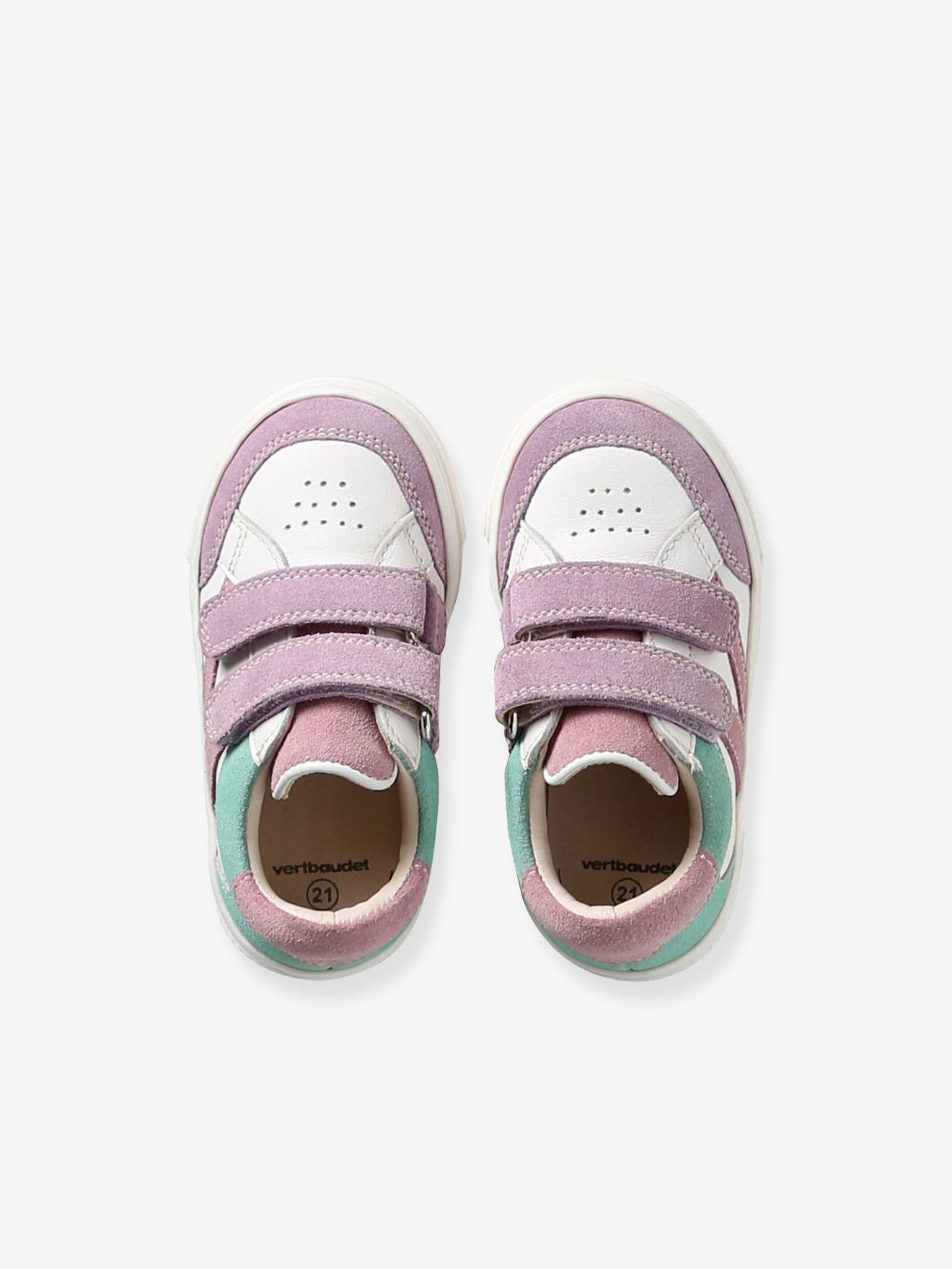 Thumbnail - Baby Sneakers aus Leder mit Klettverschluss
