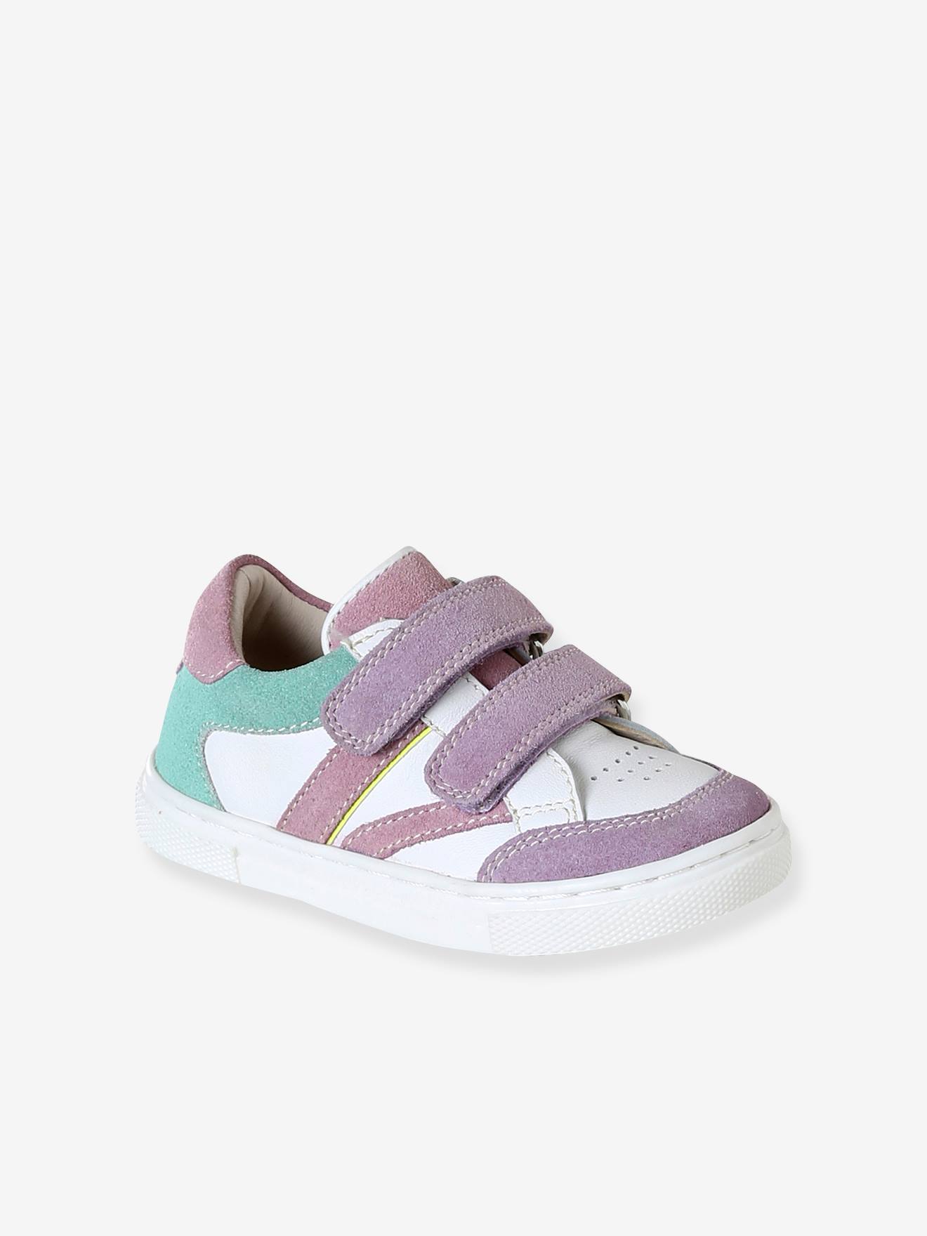 Baby Sneakers aus Leder mit Klettverschluss