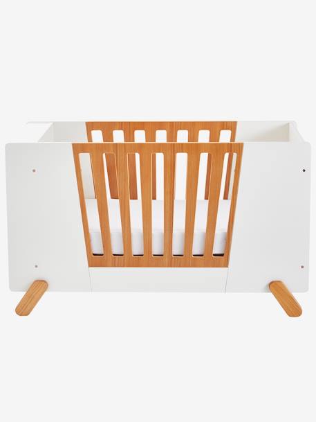 Vertbaudet Babybett Pirouette Gitter Abnehmbar In Weiss