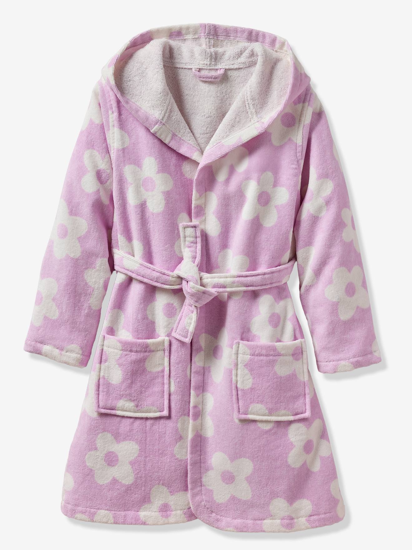 Thumbnail - Kinder Bademantel MARGERITEN mit Recycling-Baumwolle