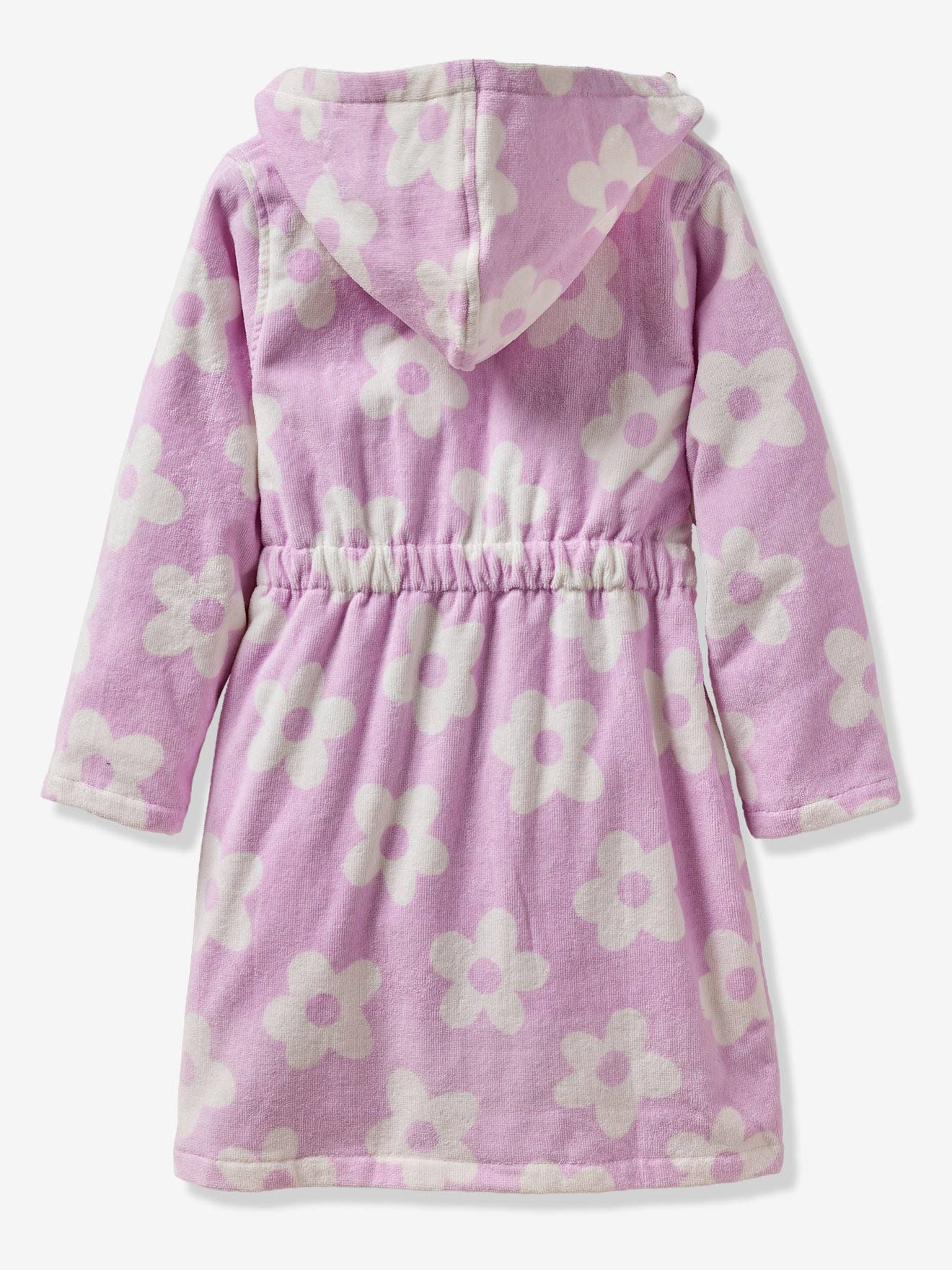 Thumbnail - Kinder Bademantel MARGERITEN mit Recycling-Baumwolle