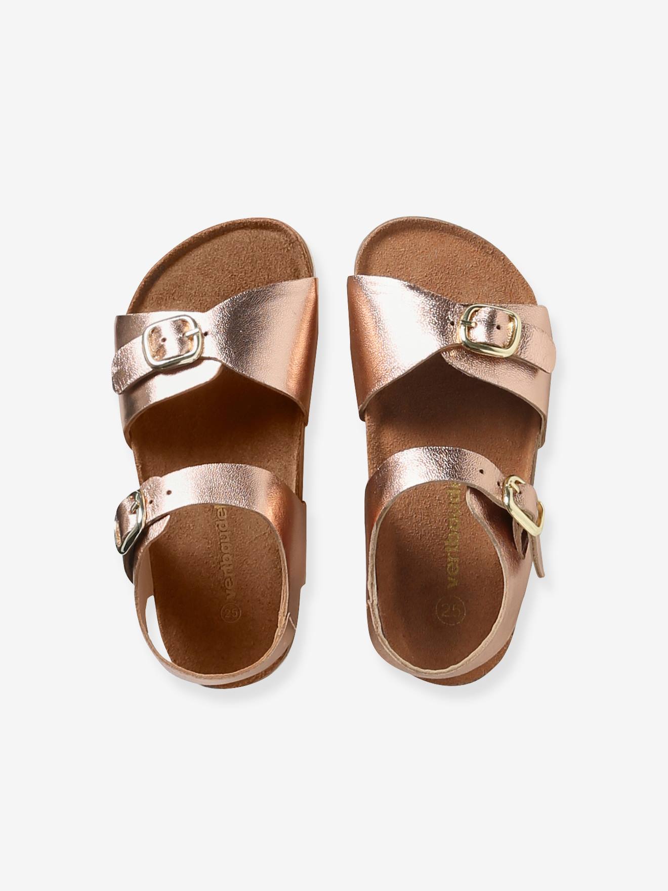 Thumbnail - Kinder Leder-Sandalen mit 2 verstellbaren Riemen