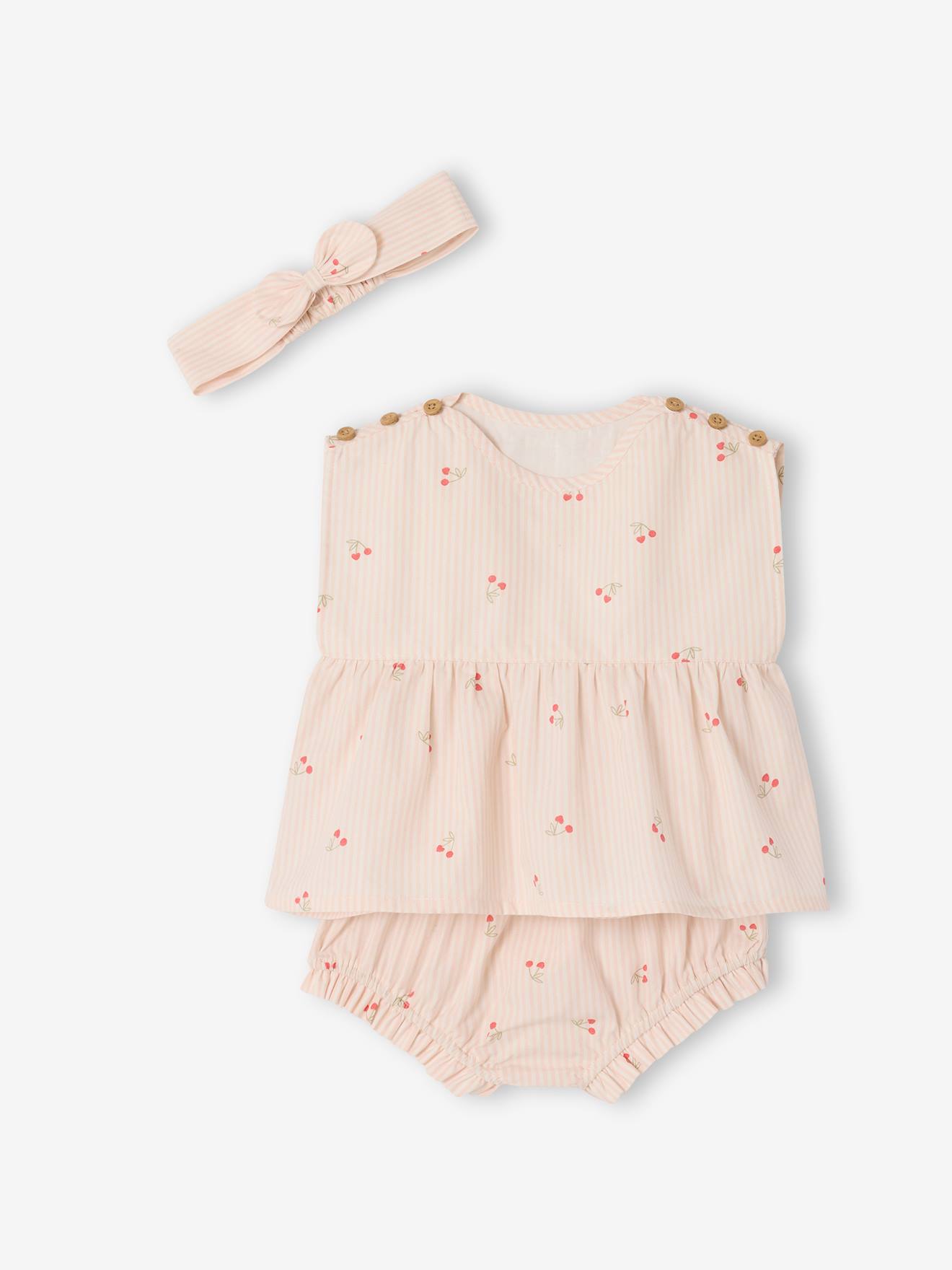 Thumbnail - Baby-Set mit Kirsch-Motiven: Top