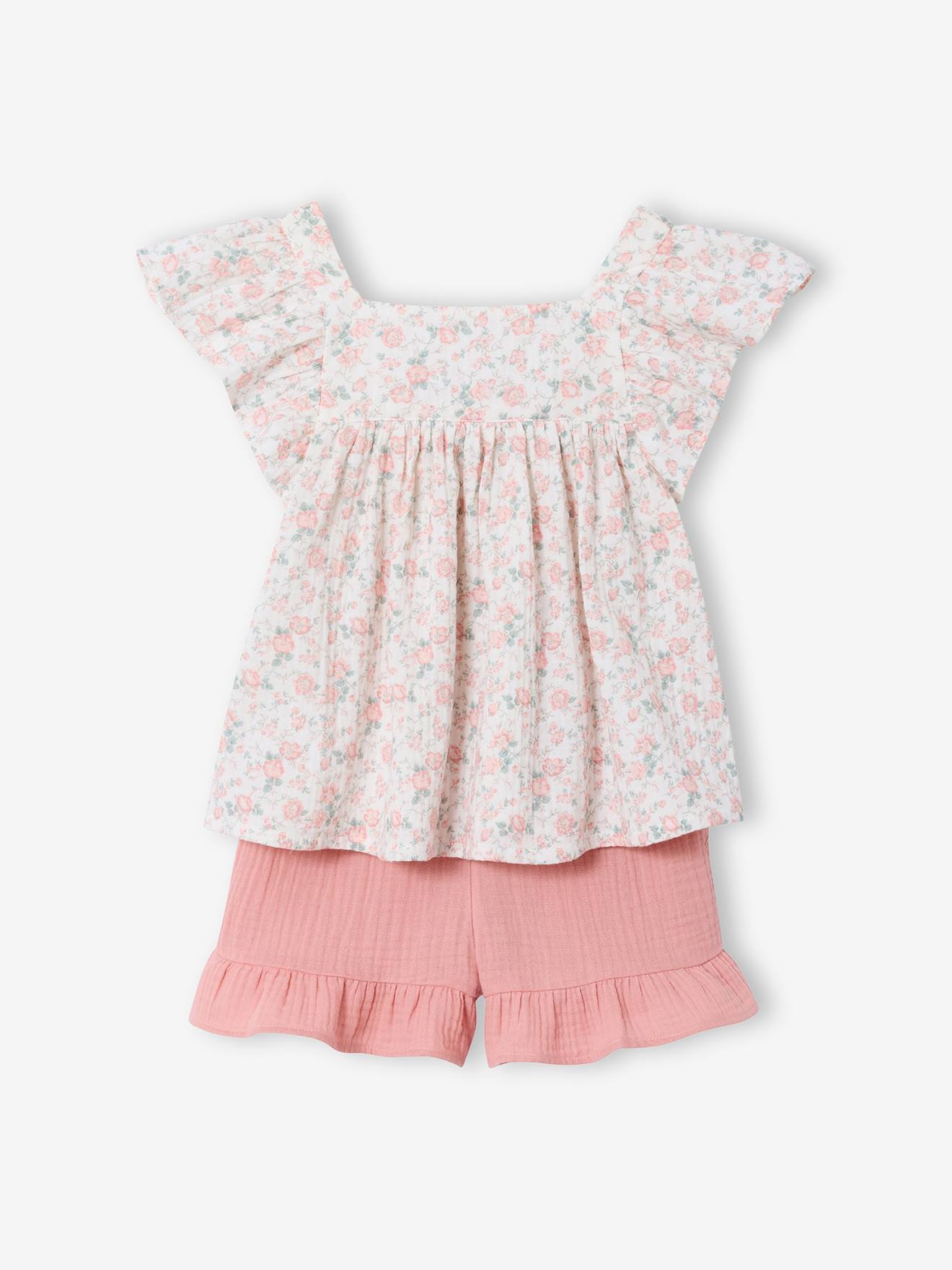 Vertbaudet Mädchen-Set Blush 146/152