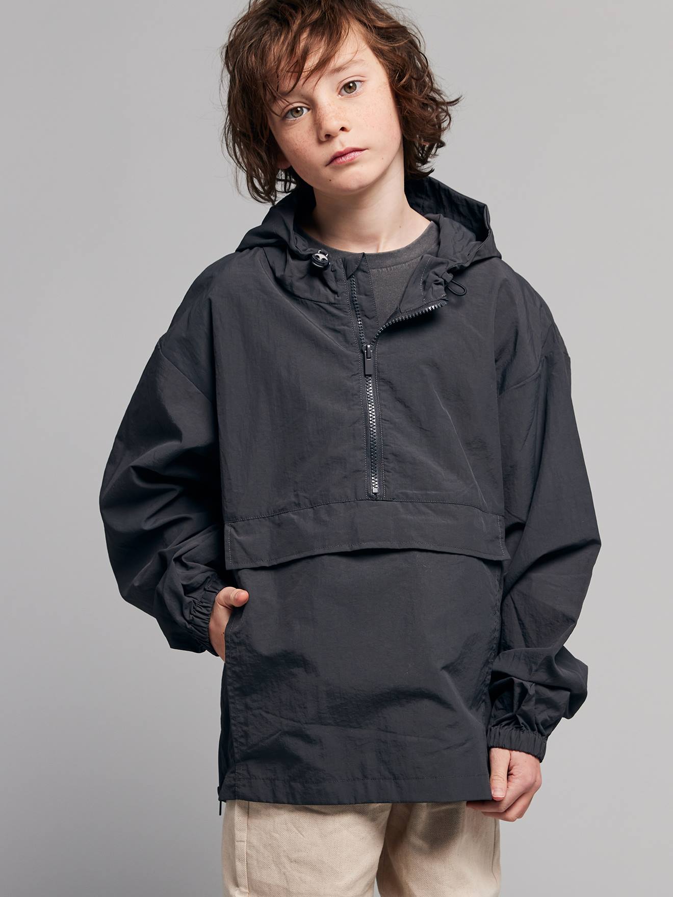 Jungen Kapuzen-Windjacke