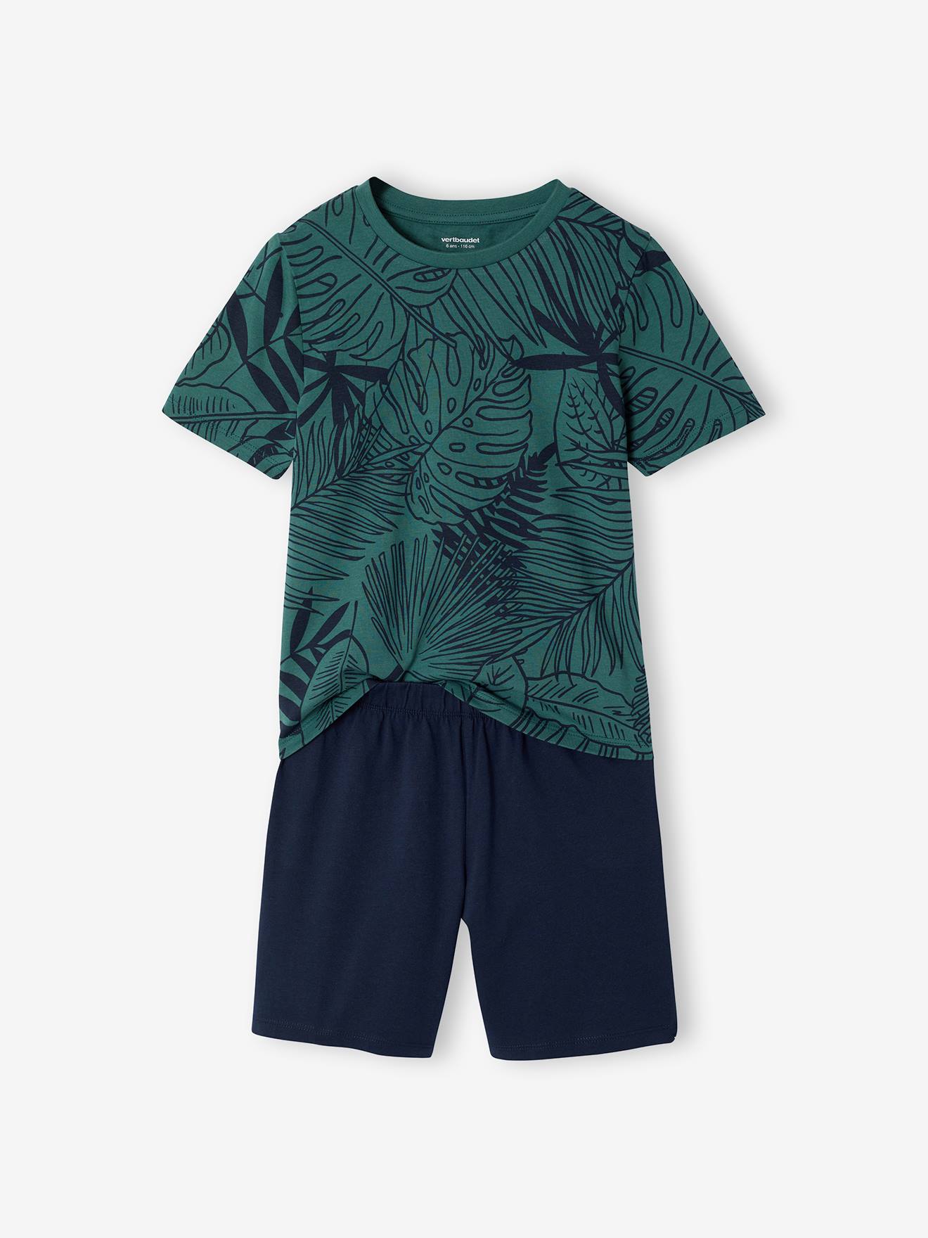 Thumbnail - 2er-Pack kurze Schlafanzüge JUNGLE mit Tiger-Motiv