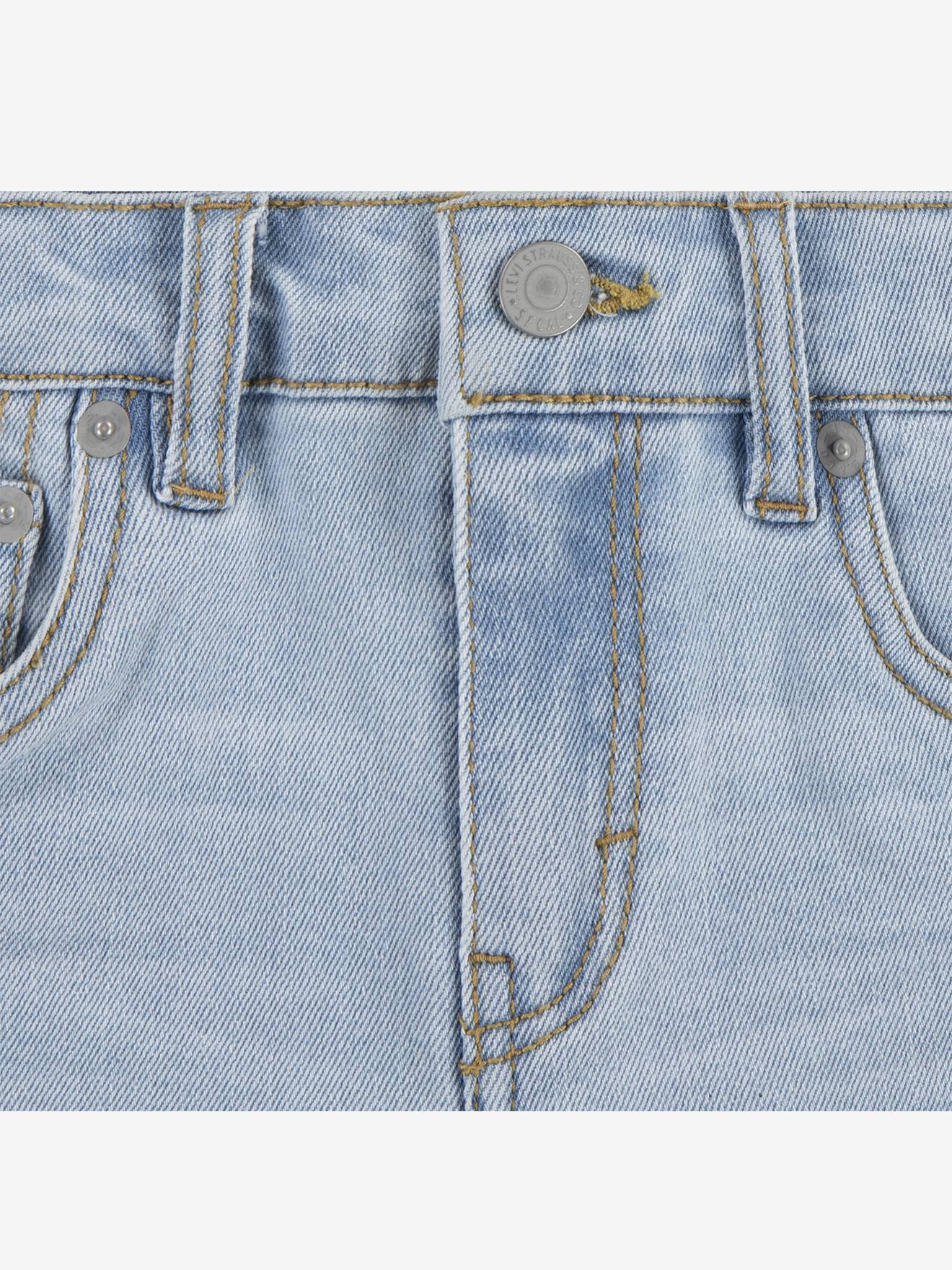 Thumbnail - Mädchen Jeans-Shorts Girlfriend Shorts Levi's gebleicht