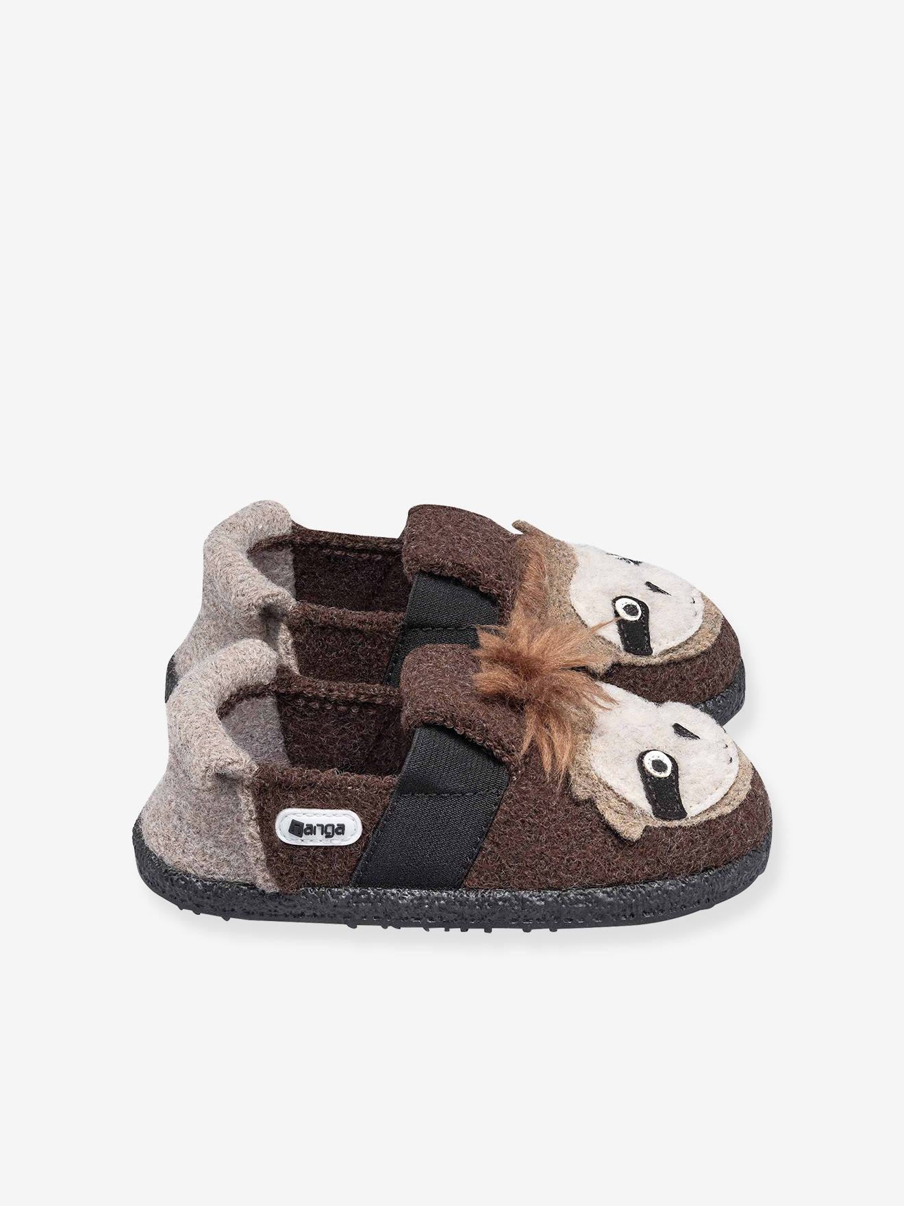 Thumbnail - Hausschuhe SHAGGY SLOTH 2.0 aus Wolle Kinder Nanga