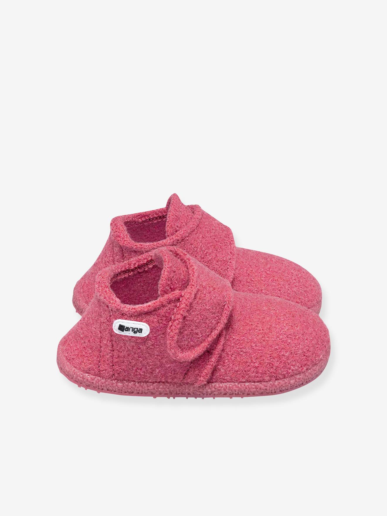 Thumbnail - Schlupfhausschuhe LEILA 2.0 aus Wolle Mädchen Nanga blush
