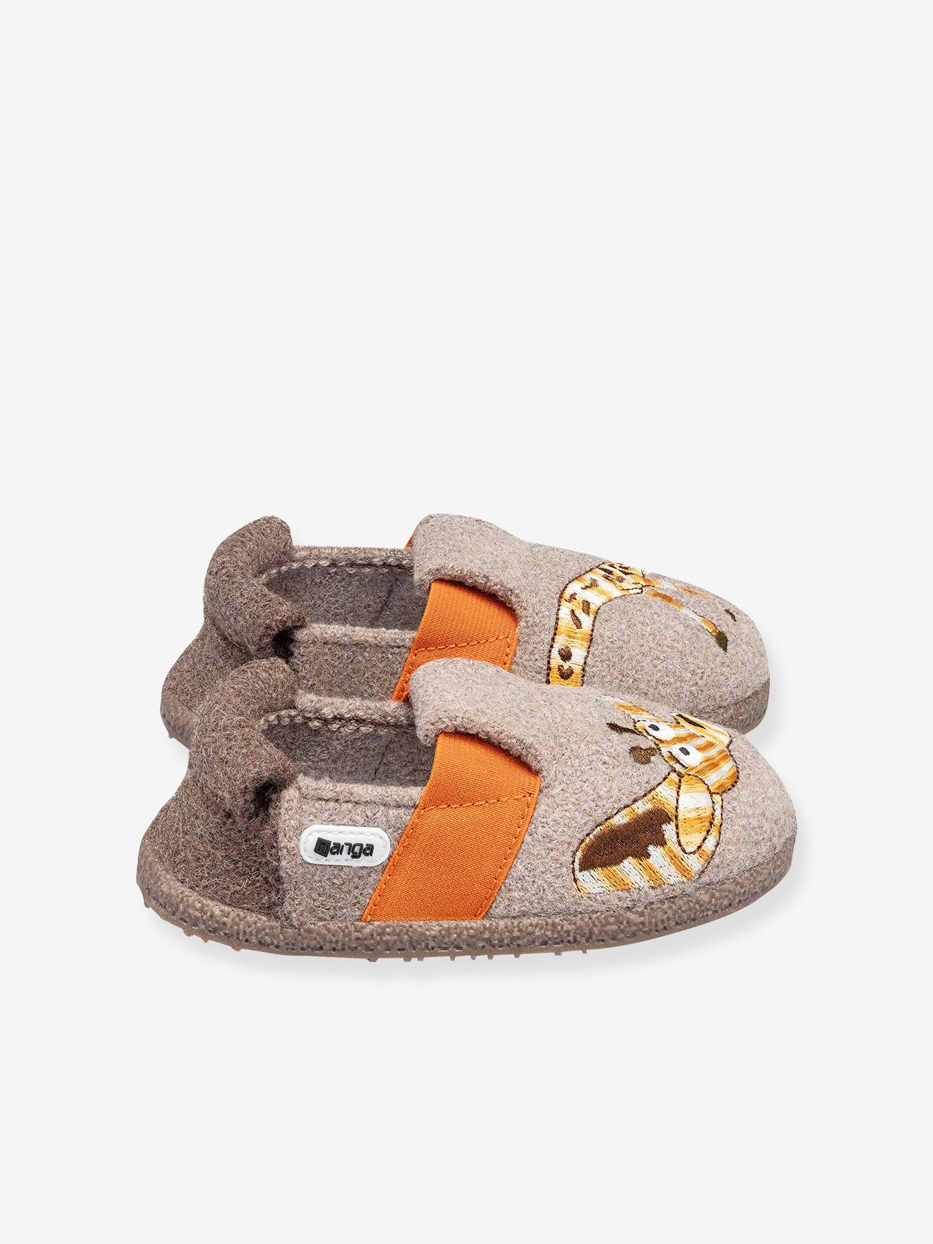 Thumbnail - Hausschuhe LAZY GIRAF aus Wolle Kinder Nanga