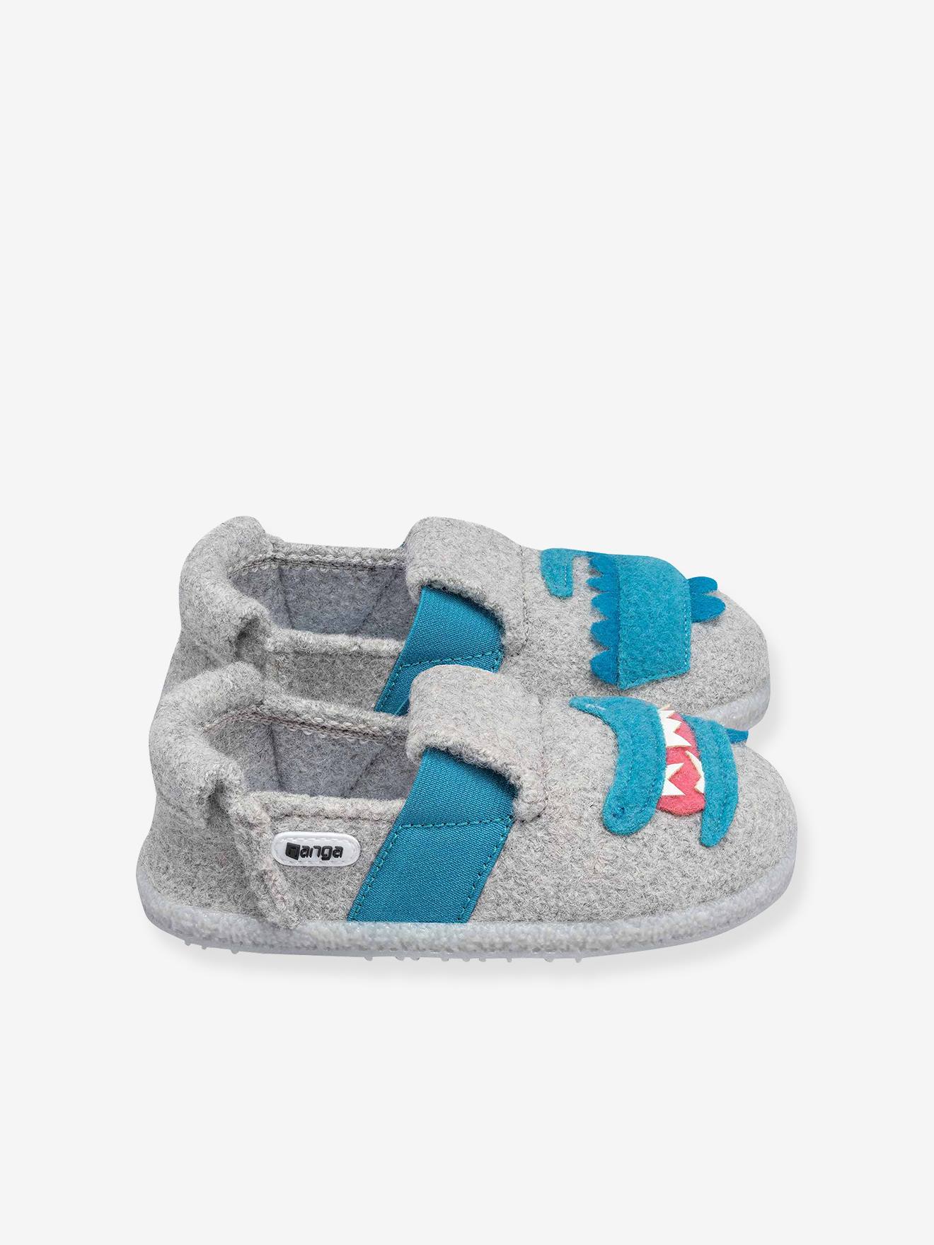 Thumbnail - Hausschuhe FUNNY CROCO 2.0 Wolle Kinder Nanga