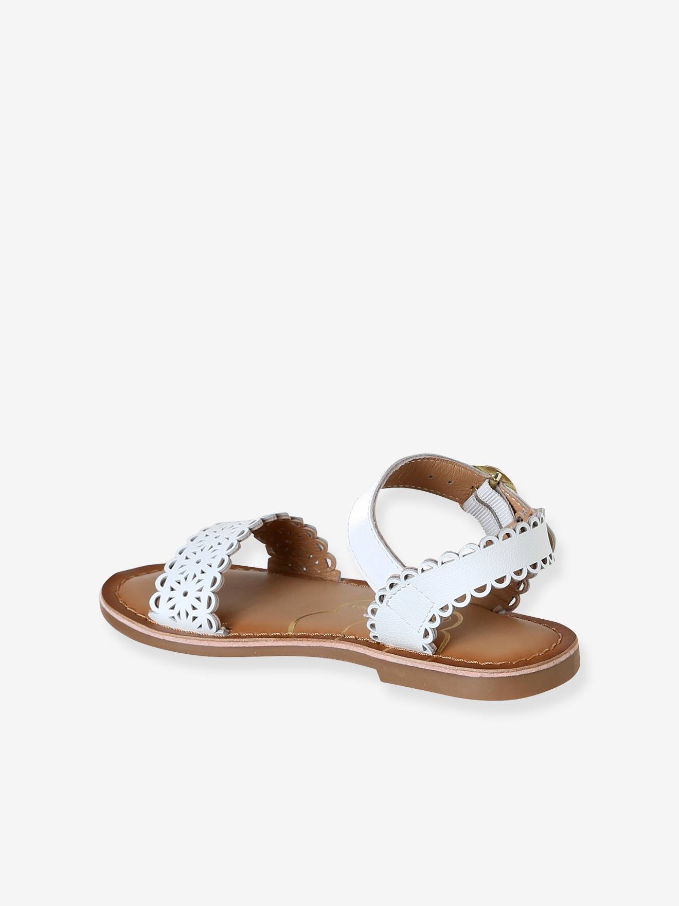 Thumbnail - Sandalen Mädchen Leder mit Schnalle