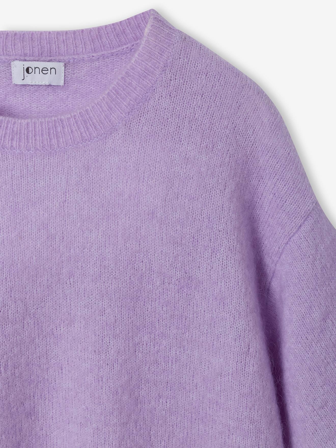 Thumbnail - Kurzarm-Pullover aus Wollmix Mädchen JONEN lila