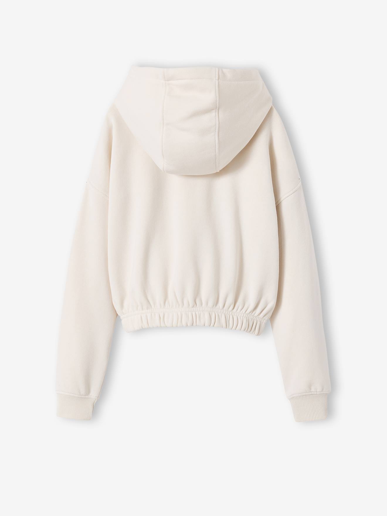 Thumbnail - Cropped-Sweatshirt mit Kapuze Mädchen JONEN vanille