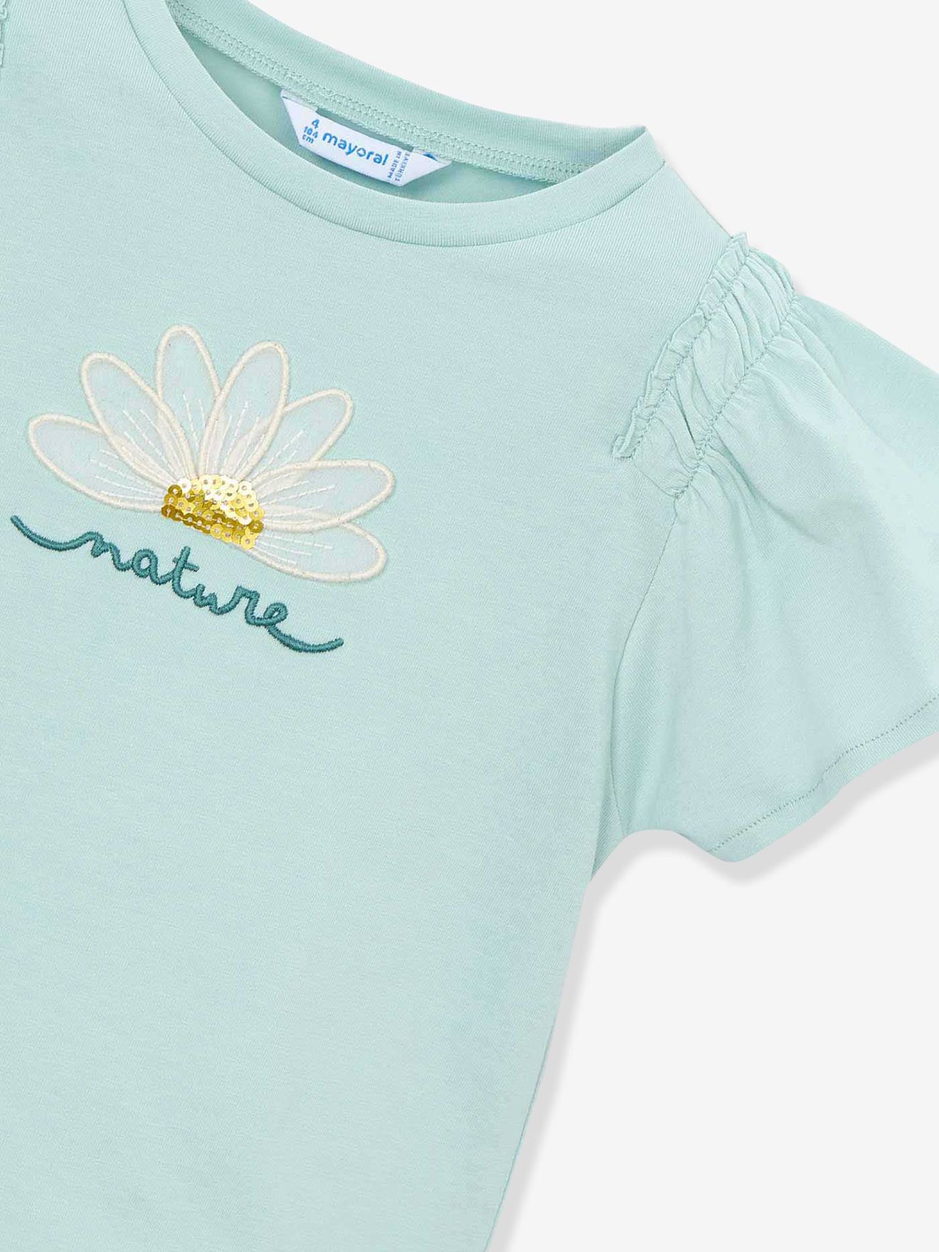 Thumbnail - T-Shirt mit Tüllblume Mädchen Mayoral