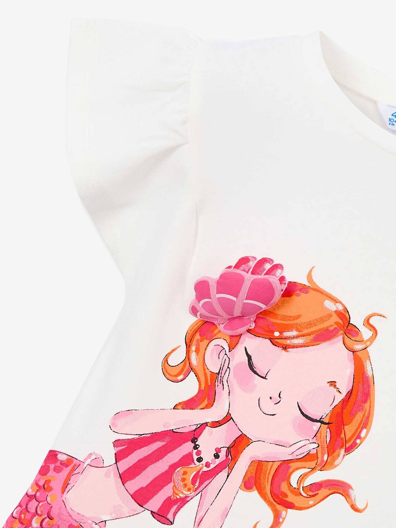 Thumbnail - T-Shirt mit 3D-Muschel Mädchen Mayoral