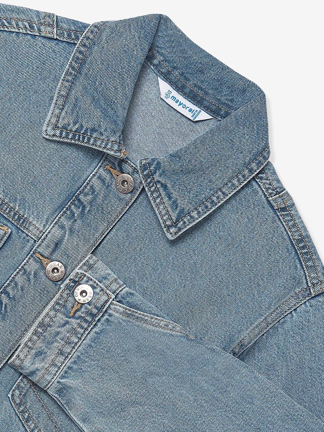 Thumbnail - Kastige Jeansjacke kurz Mädchen Mayoral