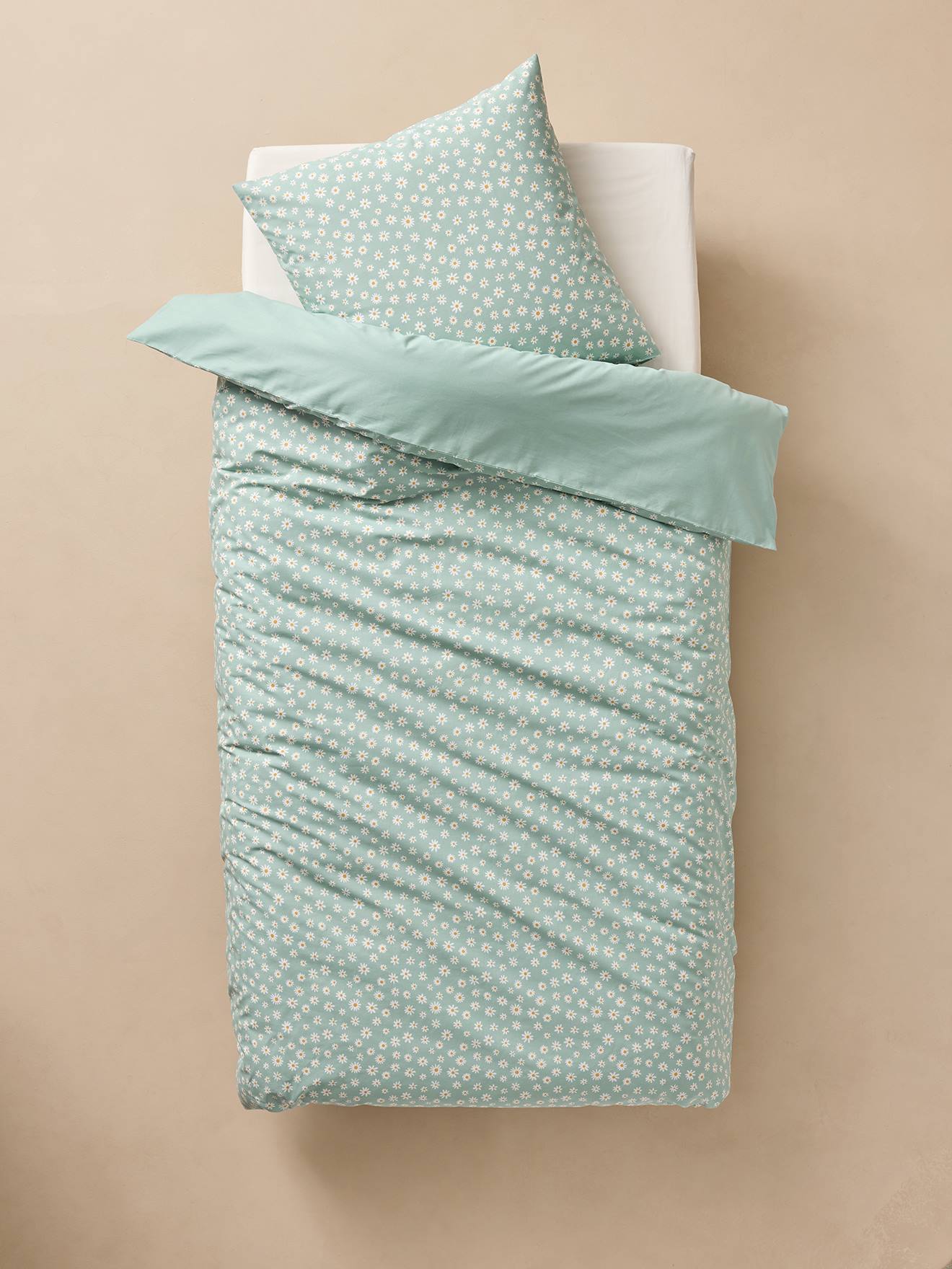 Thumbnail - Bettwäsche-Set mit Recycling-Baumwolle MARGERITE Kinder